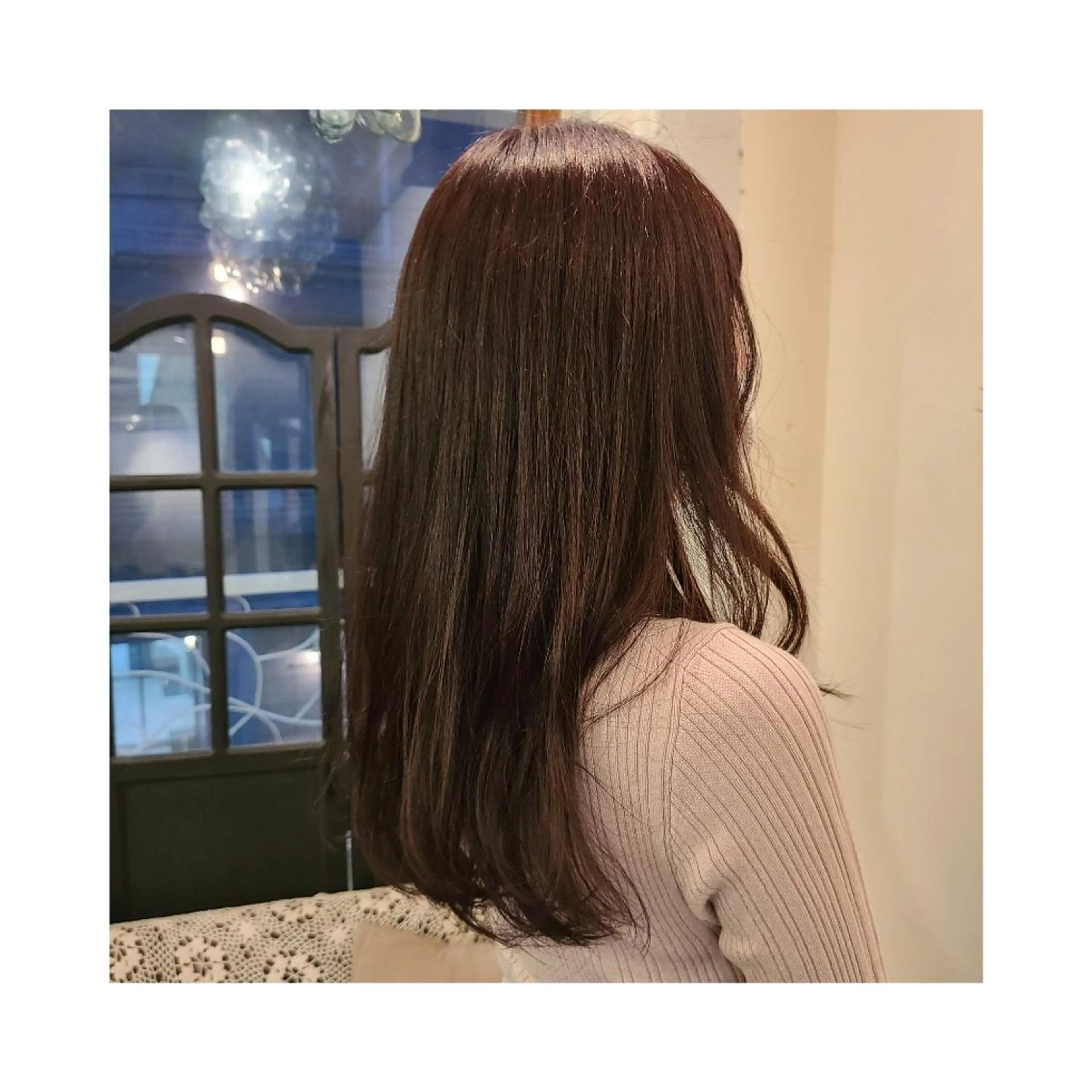 ロング カラー 透明感カラー パープルカラー Hazumi Ayanoのヘアスタイル