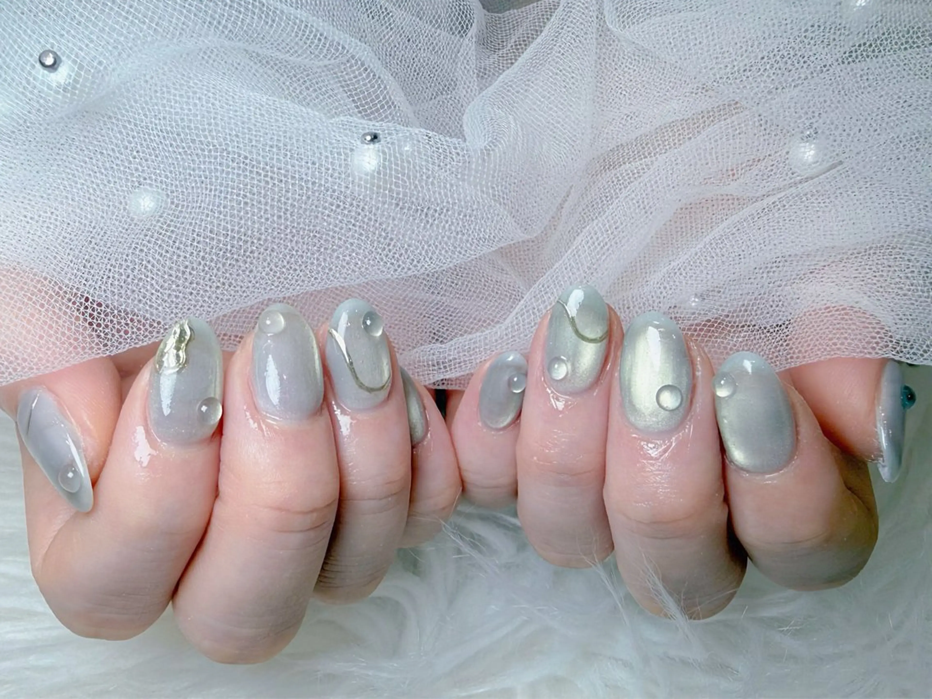 ネイル ジェルネイル 持ち込み ニュアンスネイル パラジェル シンプルネイル Y&L Nailのネイルデザイン