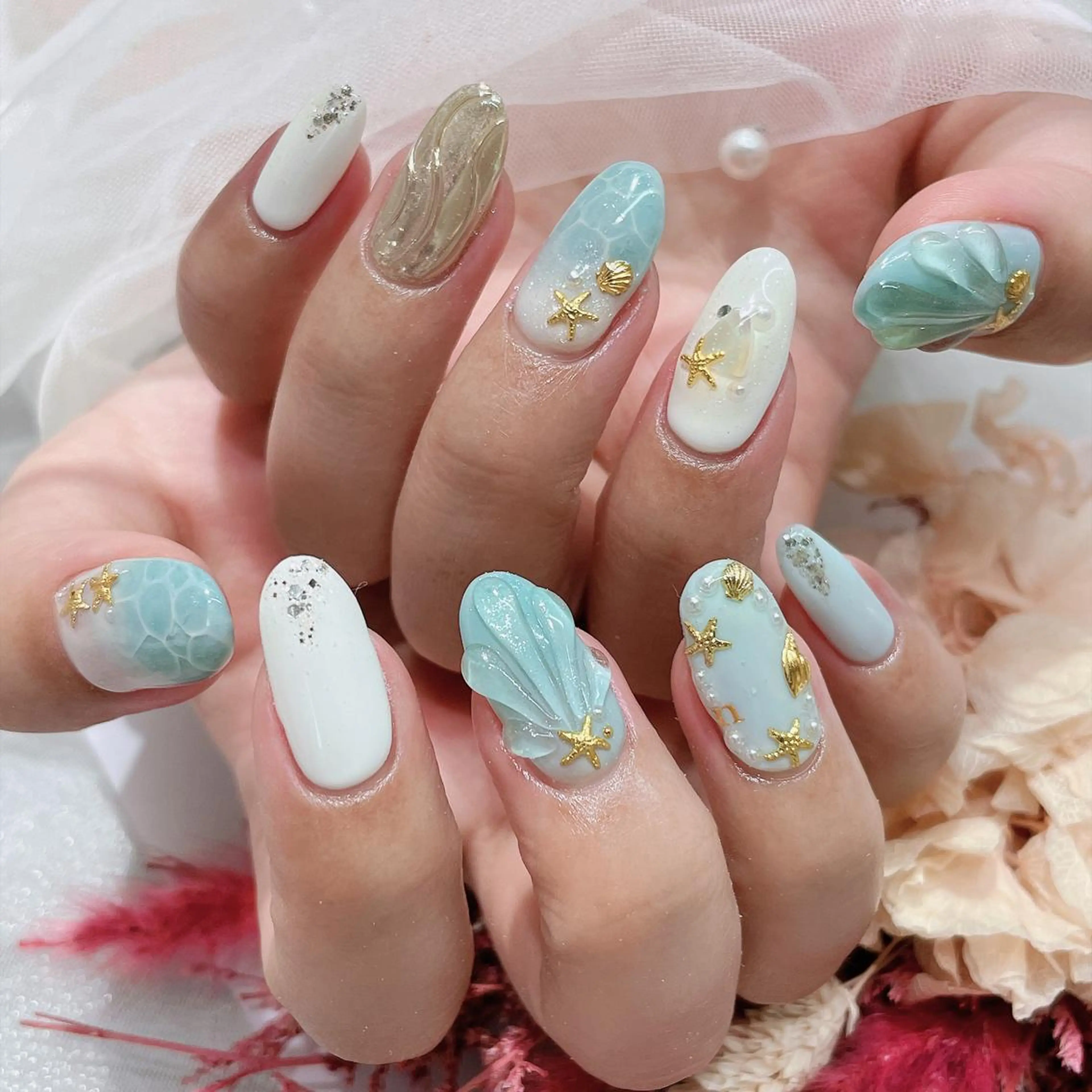 ネイル 長さだし専門店 M2　rikaのネイルデザイン