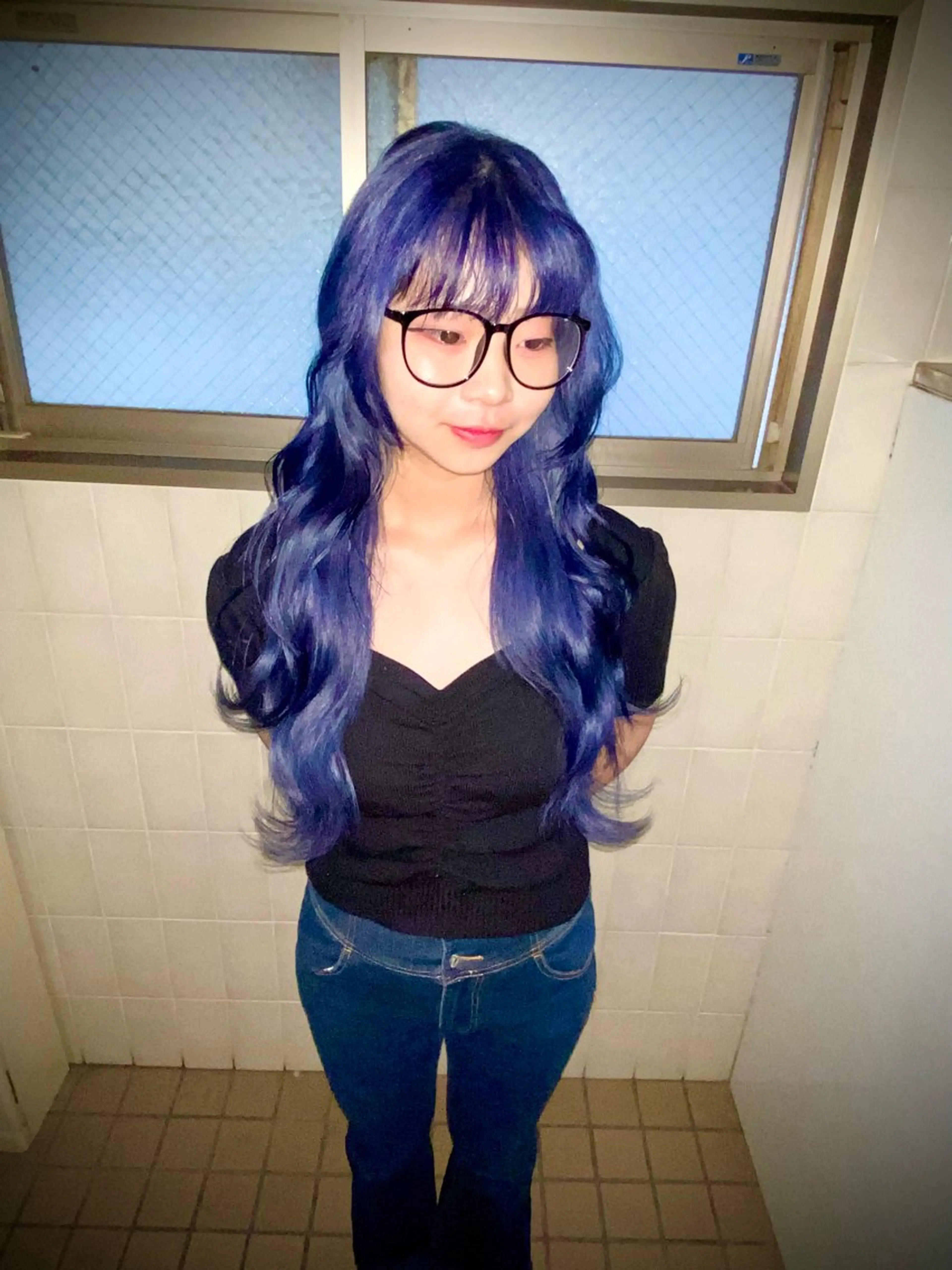 [黒染め落とし]カット＋2回ケアブリーチ＋オンカラー＋1ステップトリートの写真