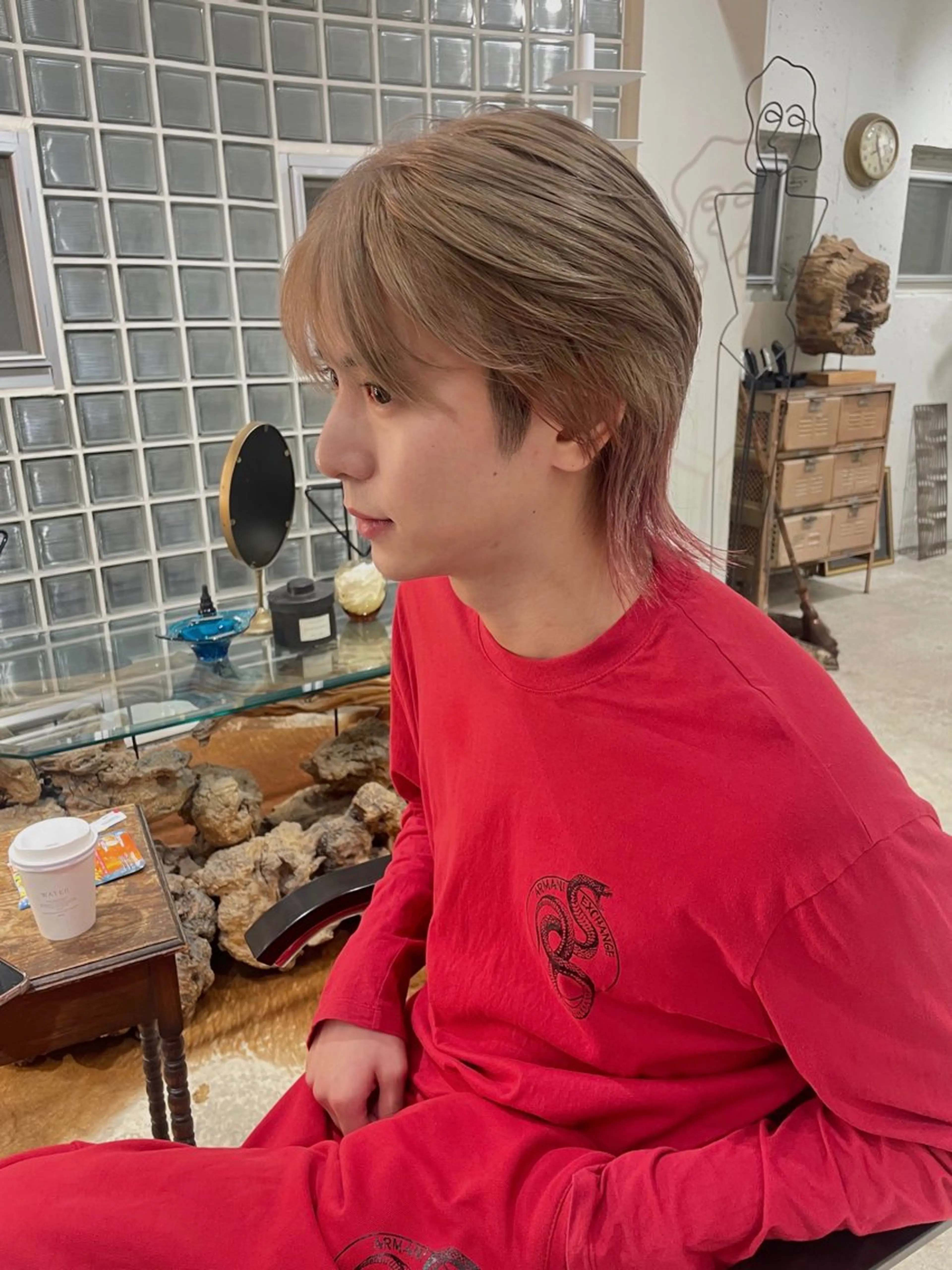 ショート カラー メンズ cut期間限定¥0 ／表参道／REMIのヘアスタイル