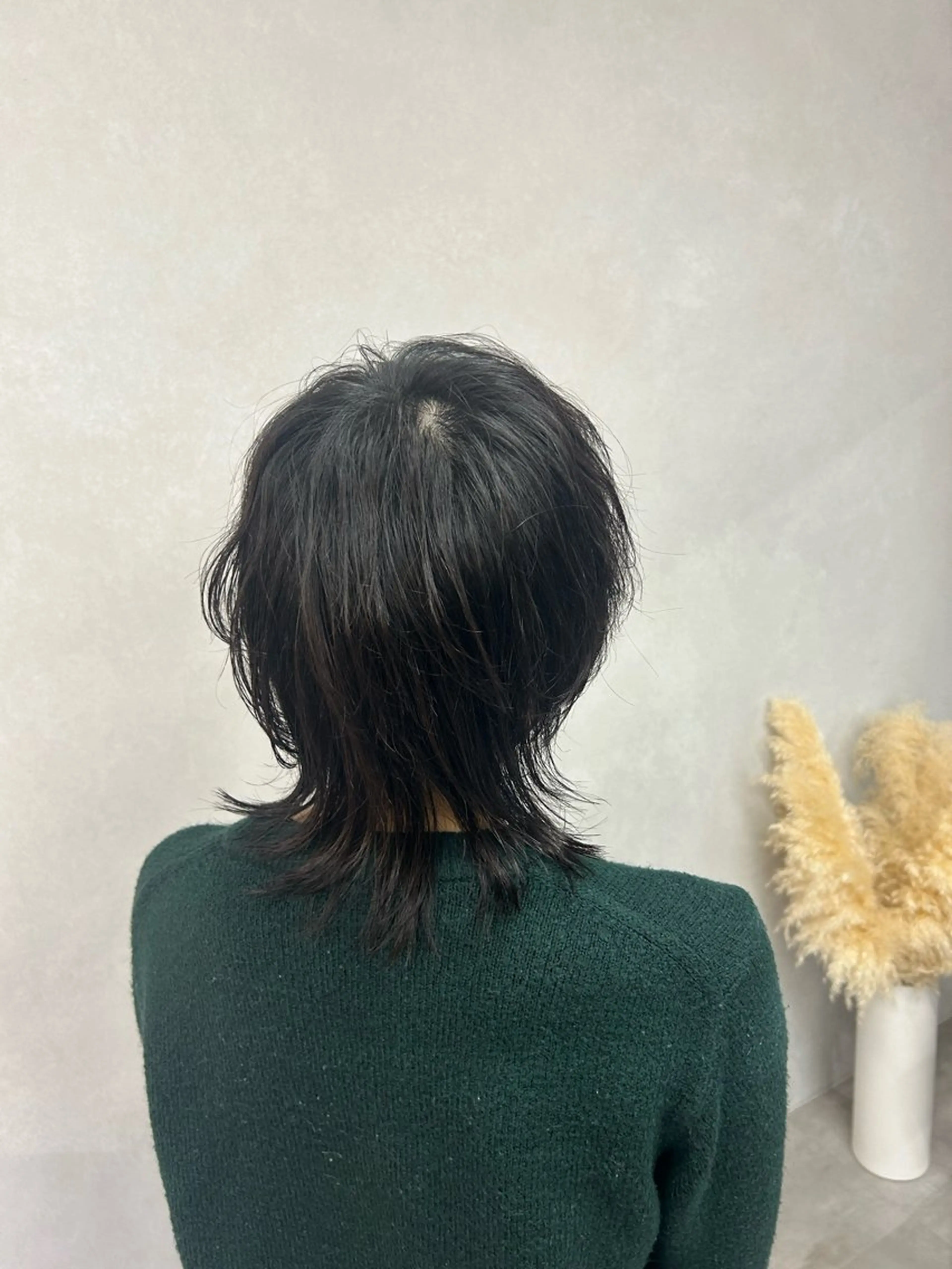 ミディアム ウルフカット カット トリートメント 暖色･似合わせカラー (廣石沙英🎀)のヘアスタイル