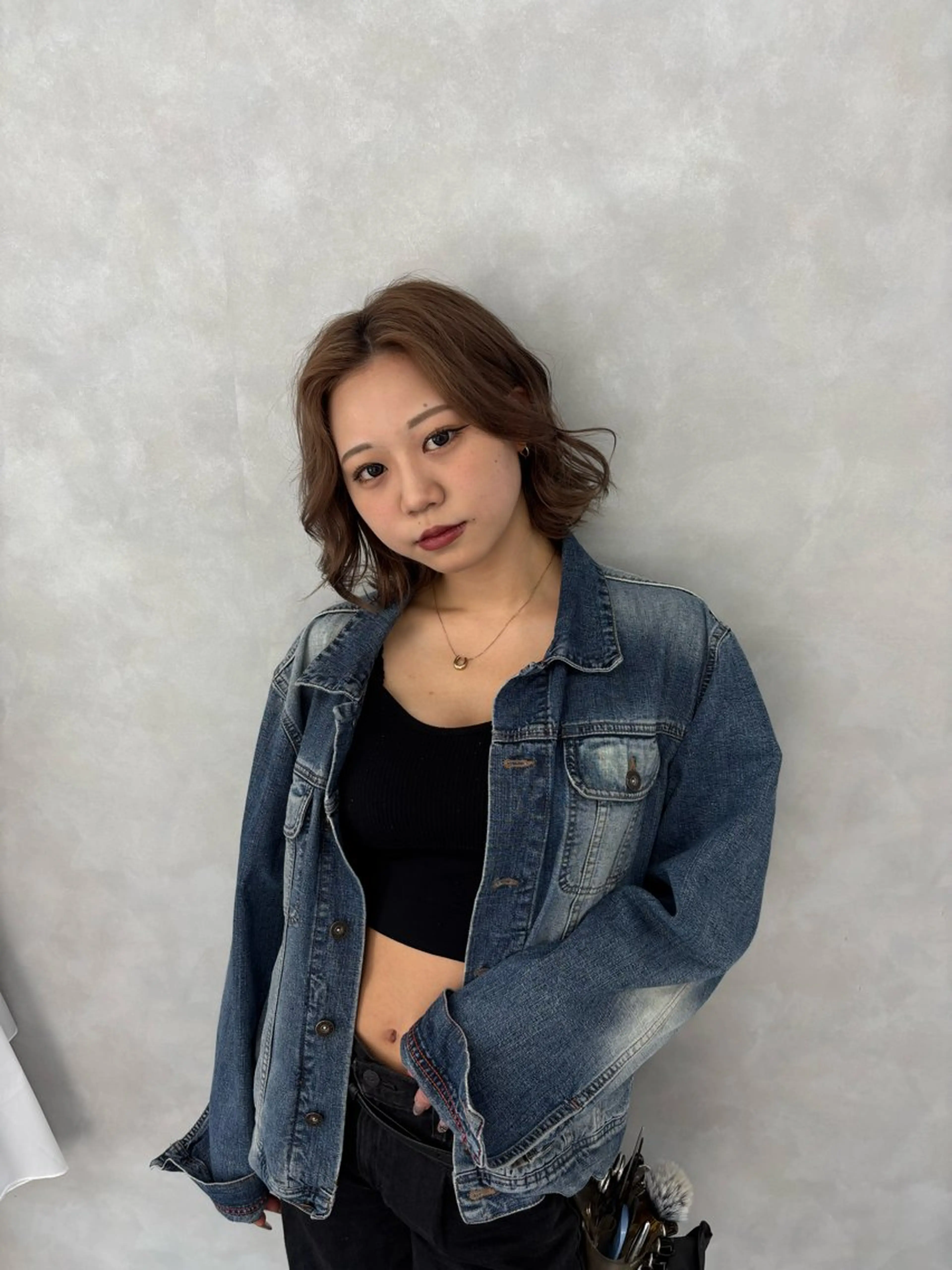 ミディアム LIV(リヴ) My (マイ)のヘアスタイル