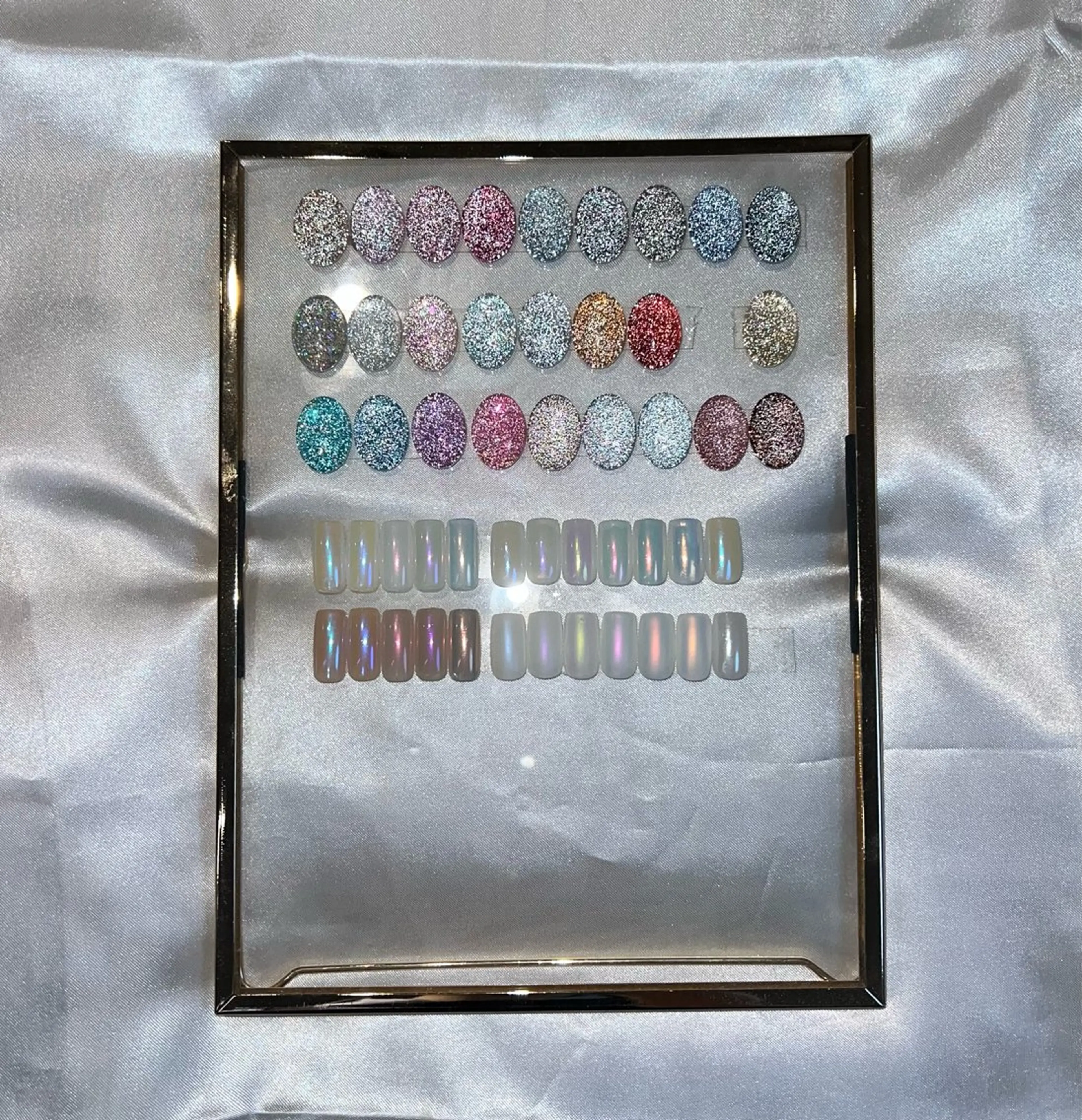 ネイル オーロラネイル フラッシュネイル ハンドネイル ハンドケア Lino+ ネイル&よもぎ蒸しのネイルデザイン