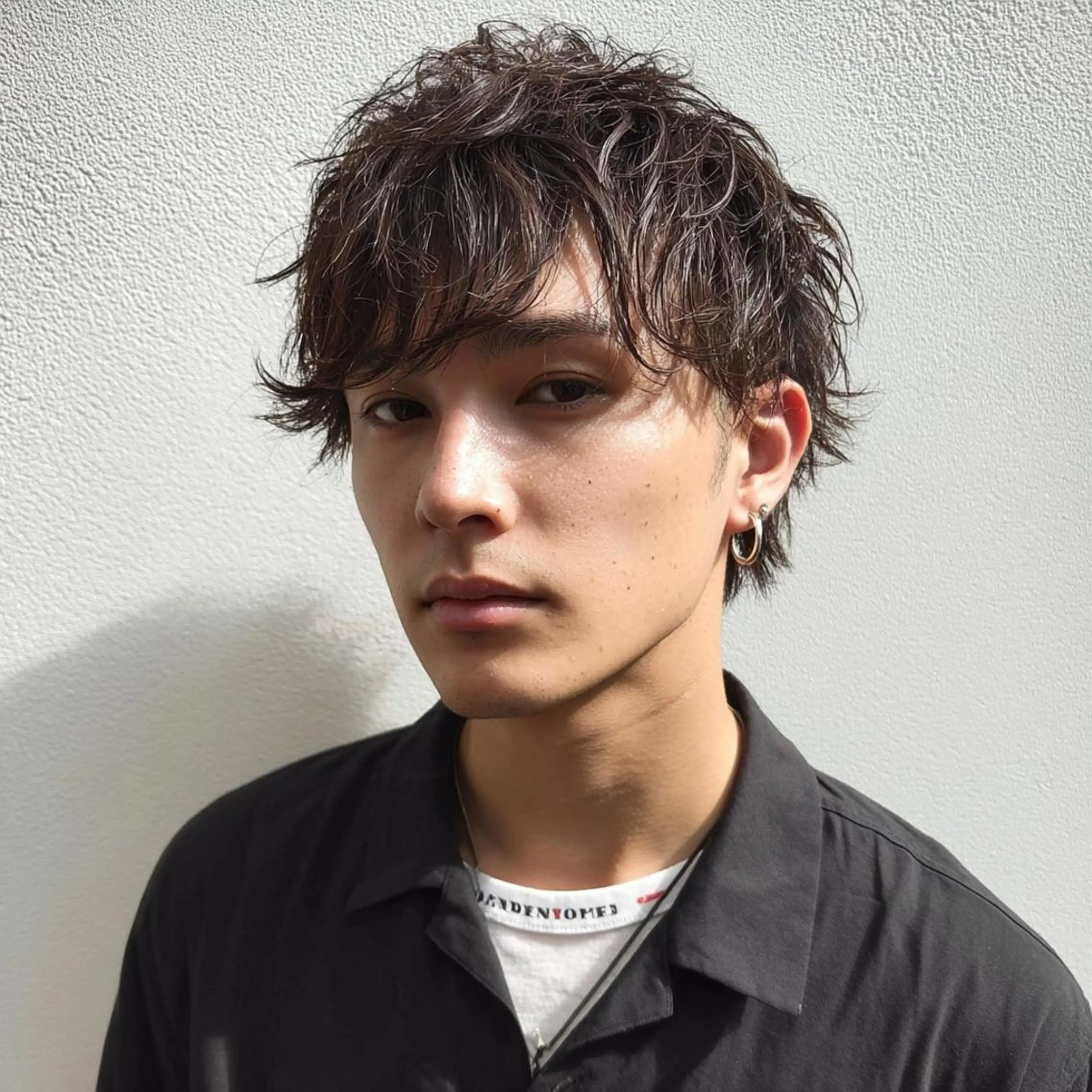 メンズ 柏/シャドウパーマ/ ナチュラル/颯寿のヘアスタイル