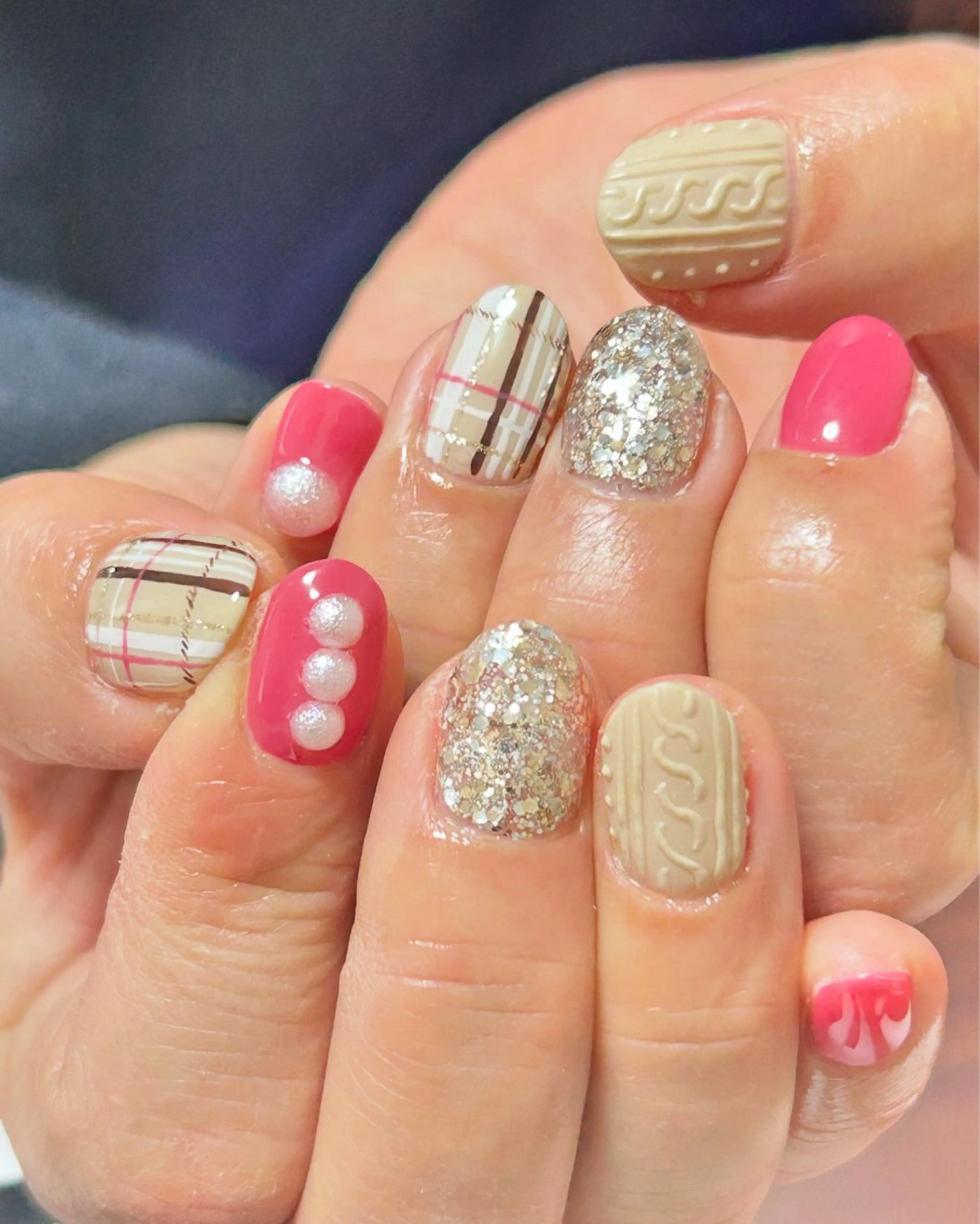 ネイル アートネイル ジェルネイル ロングネイル ショートネイル 冬ネイル プライベートサロン マニフィークのネイルデザイン