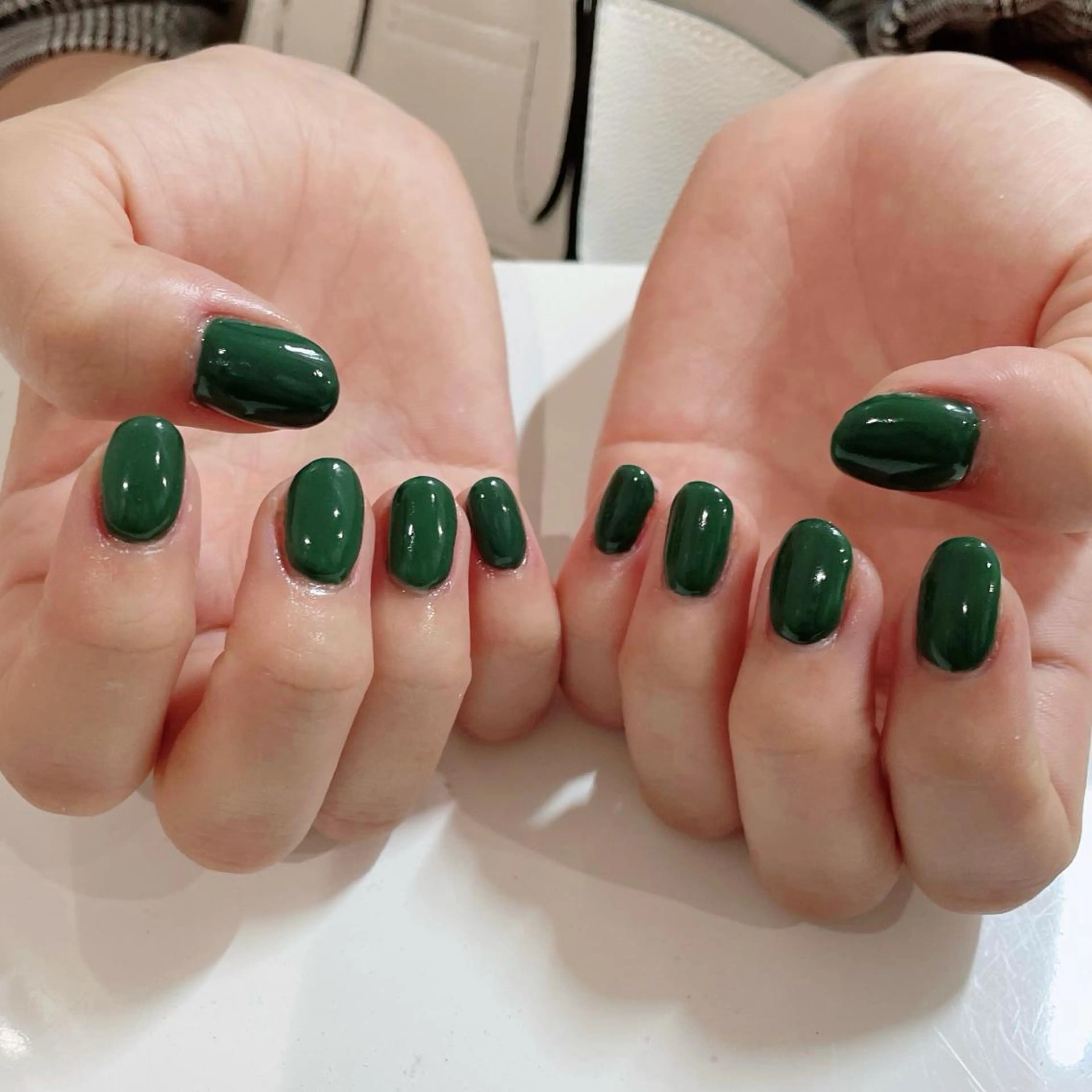 ネイル ワンカラーネイル ＿WHITE+南海難波店所属・_WHITE+ 南海難波店のネイルデザイン