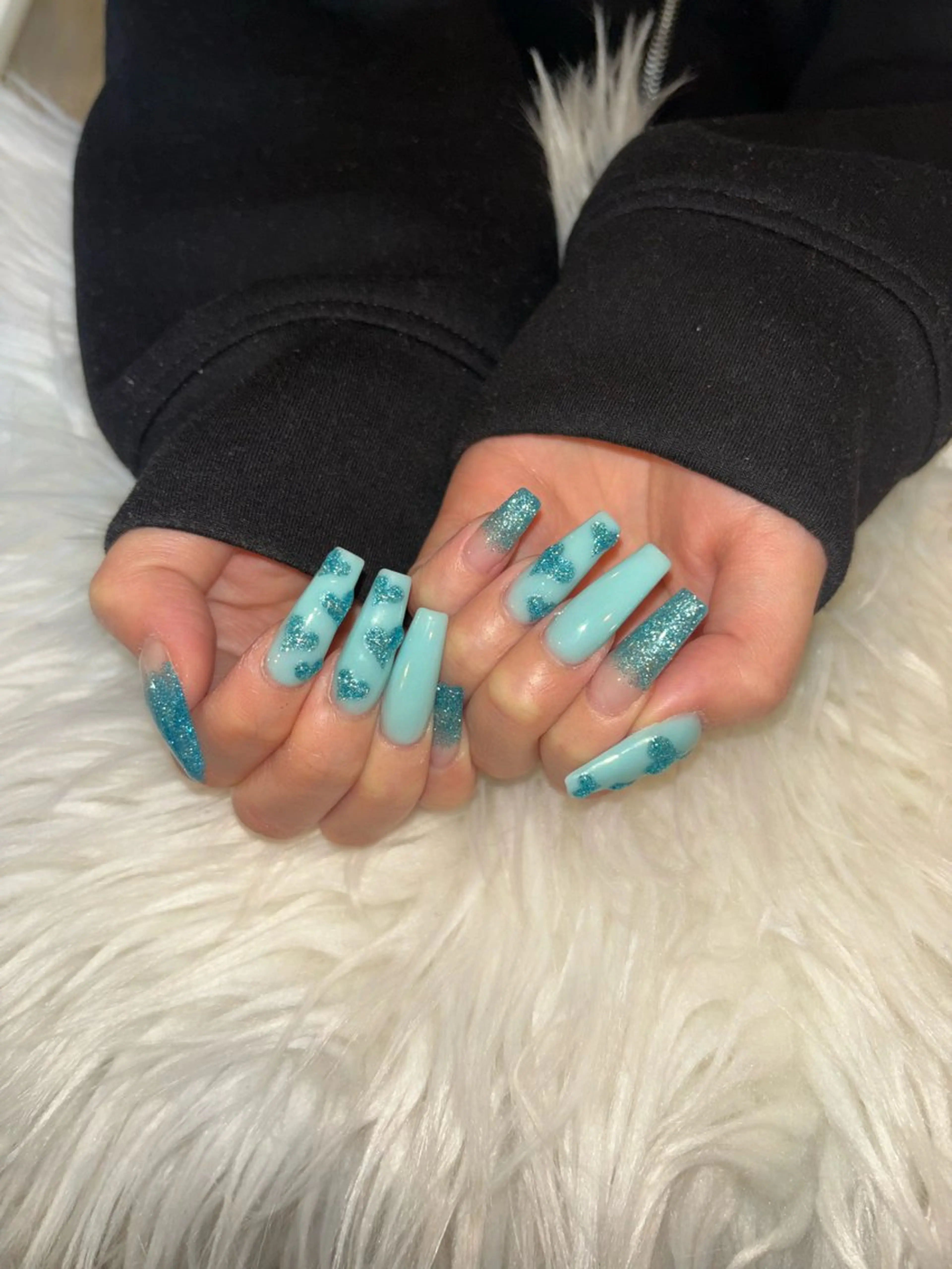 ロング LaLa Peach 崎原のネイルデザイン