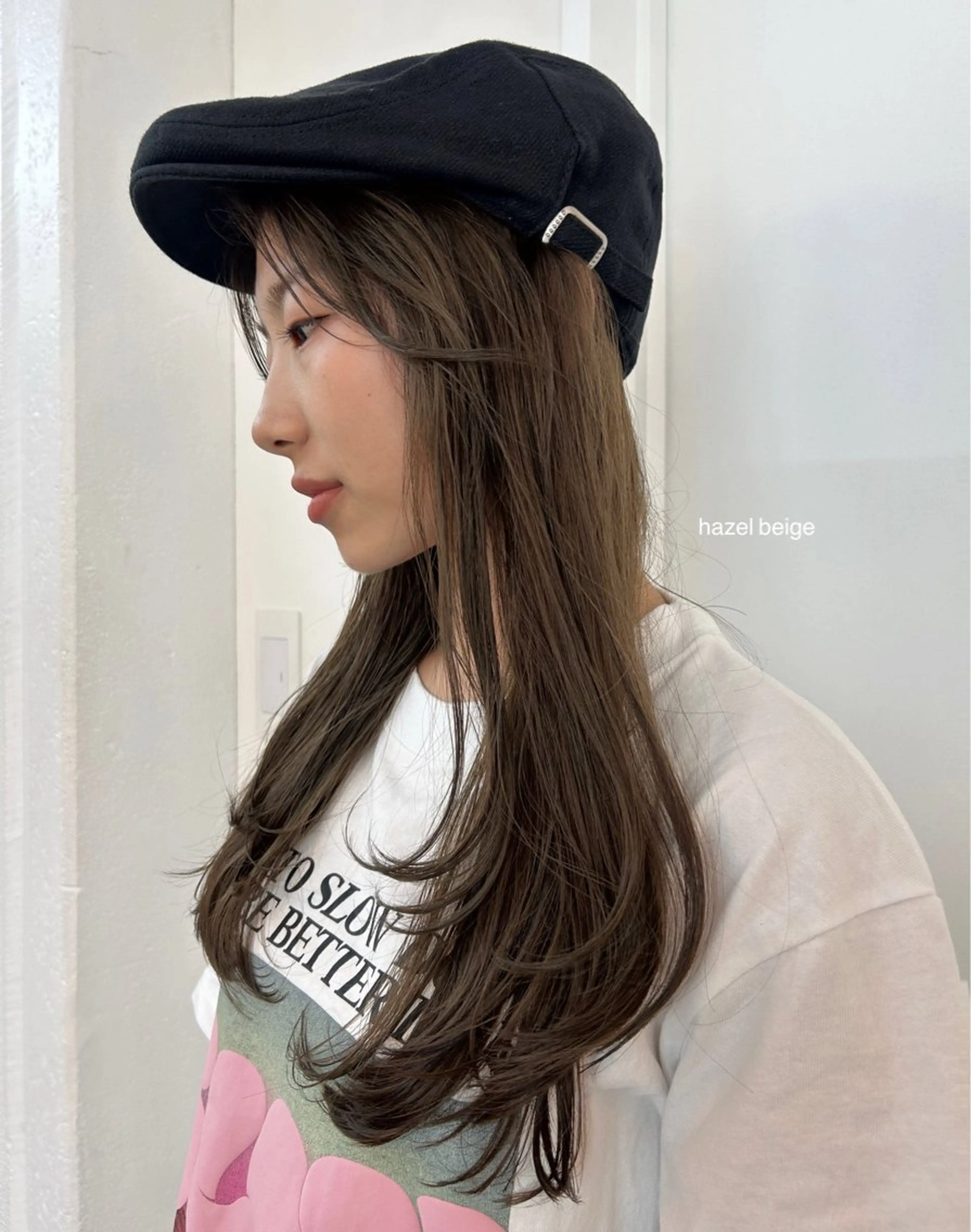 ロング ロングレイヤー レイヤーカット ロング レイヤーカット/ 透明感カラーmikuのヘアスタイル