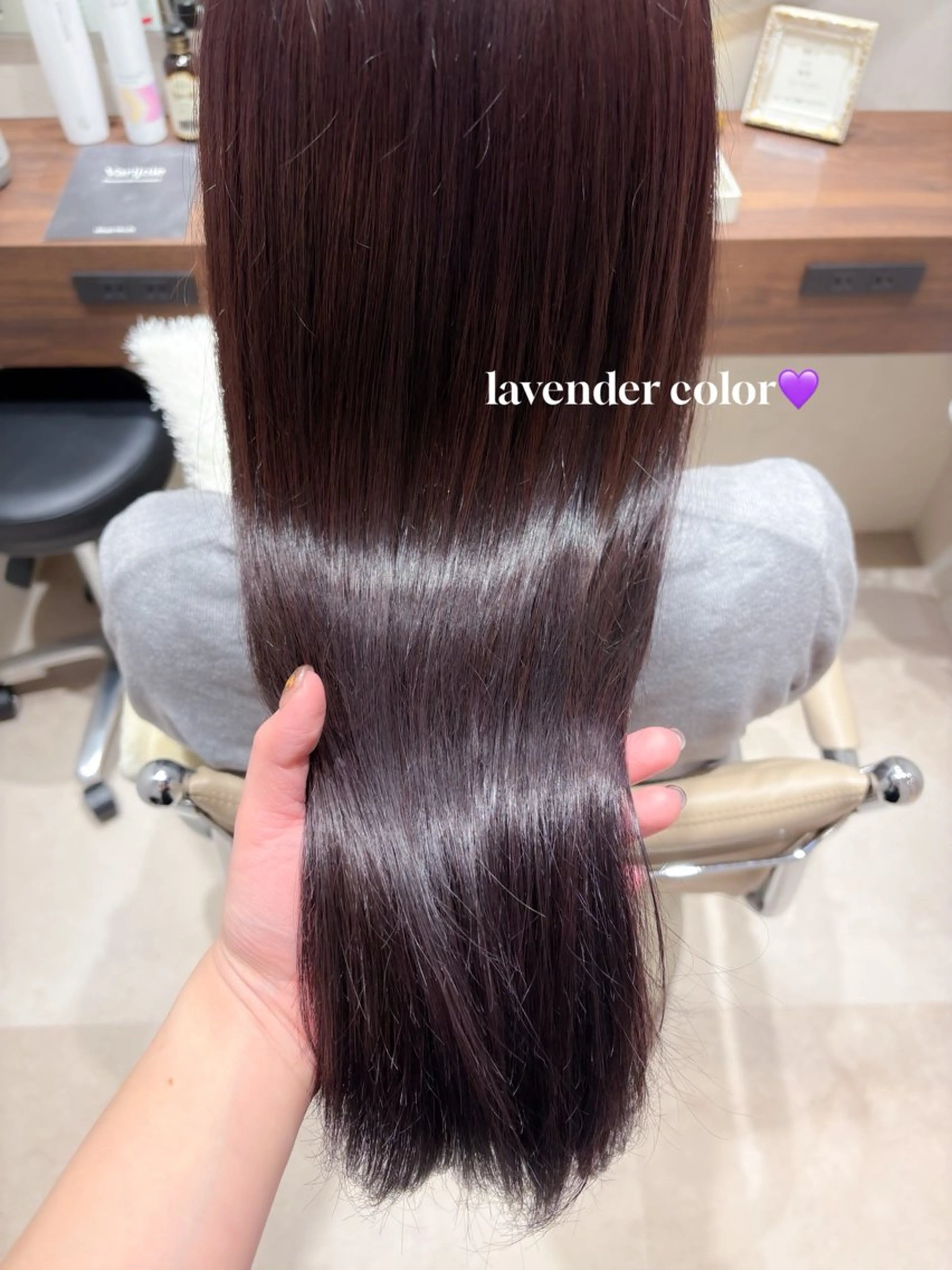 ロング カラー ヘアカラー トリートメント SALOWIN京都河原町suite店所属・うる艶カラー/ 髪質改善/arisaのヘアスタイル