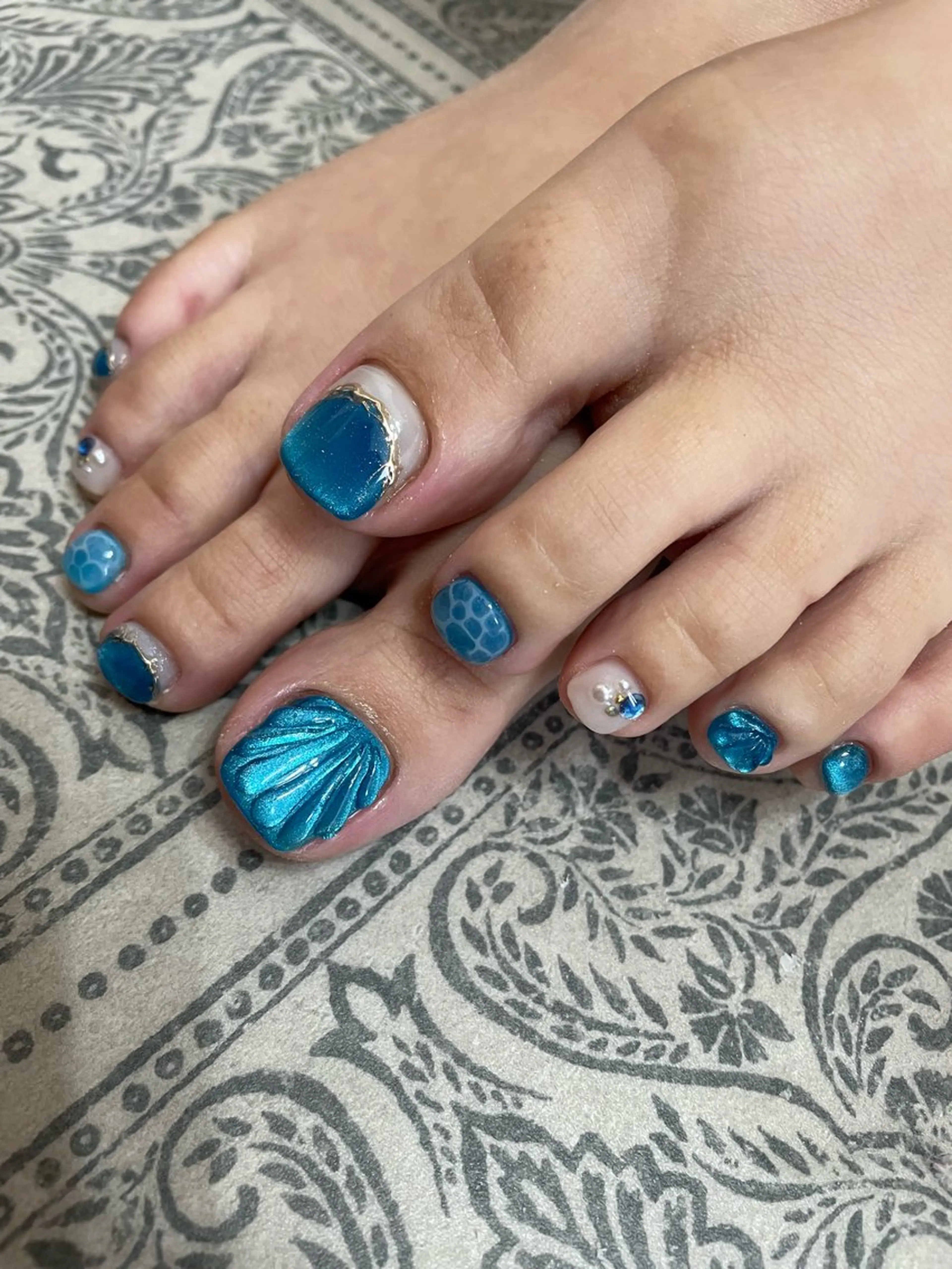 ネイル フットネイル Parfum パルファンのネイルデザイン