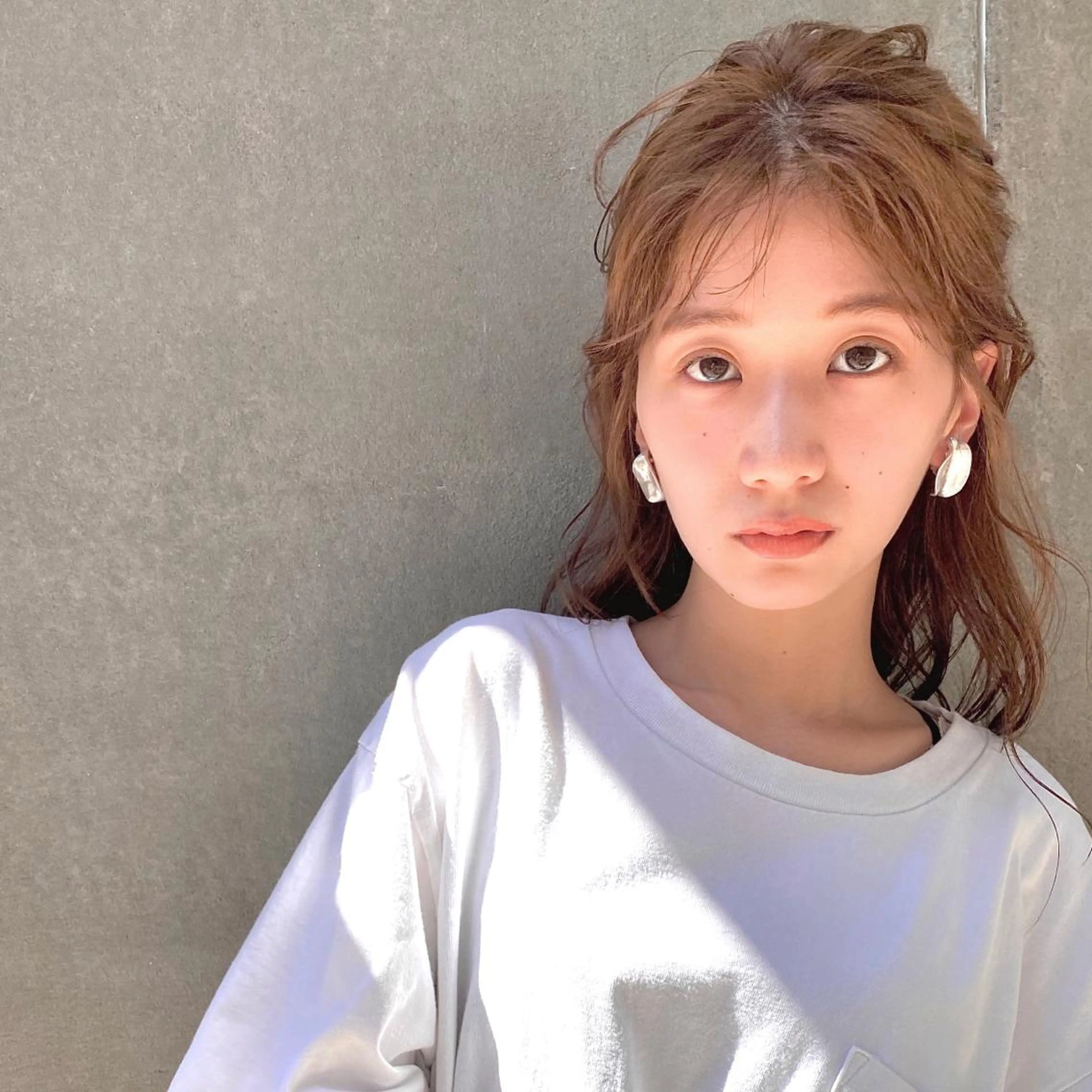 セミロング カラー パーマ ヘアアレンジ カット ヘアカラー トリートメント ヘッドスパ 【ダメージレス施術】 【透明感】北村 拓也のヘアスタイル