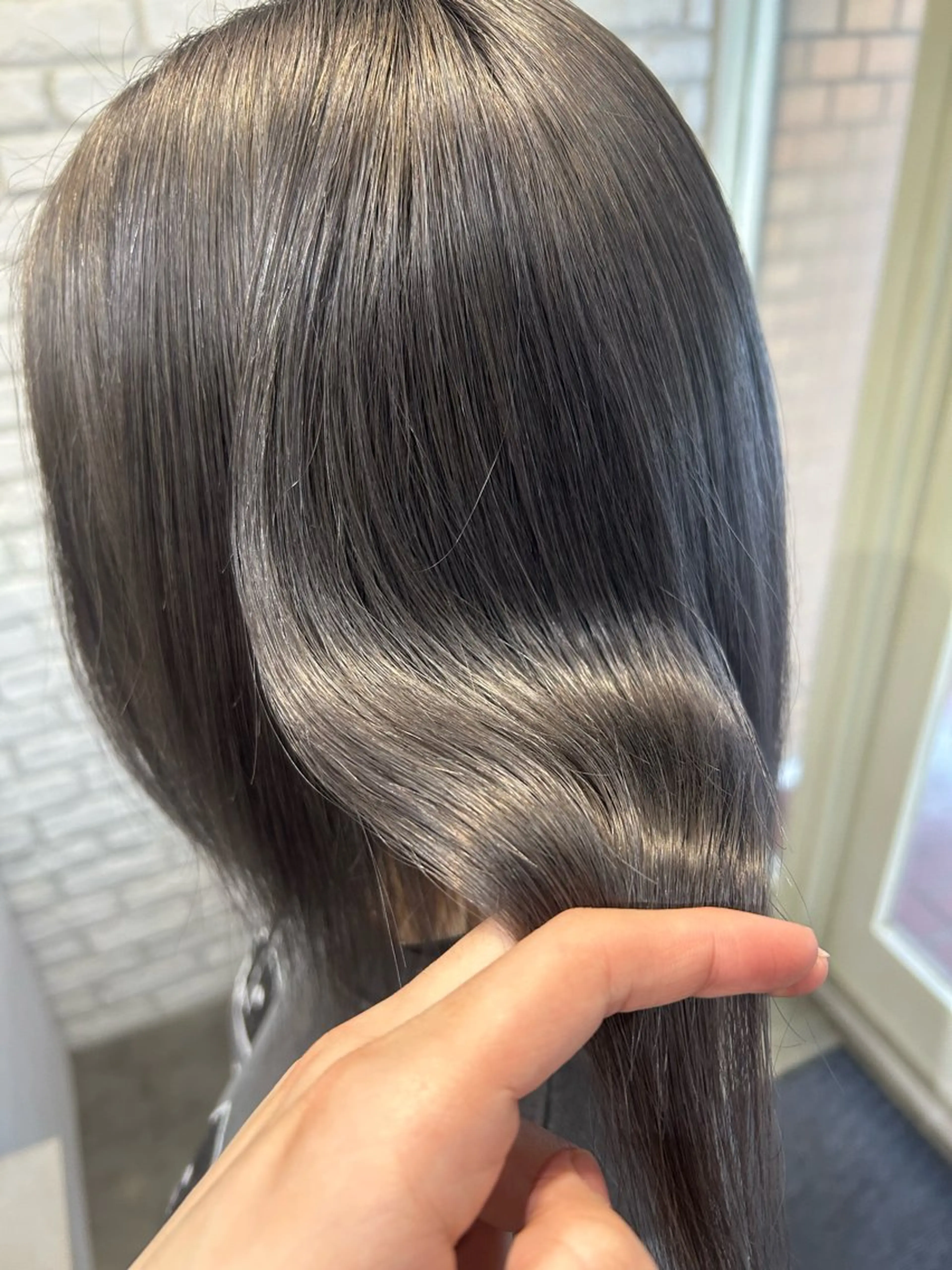 ミディアム ヘアカラー ︎☀️はるき︎︎☁️ 似合わせ/ハイトーンのヘアスタイル