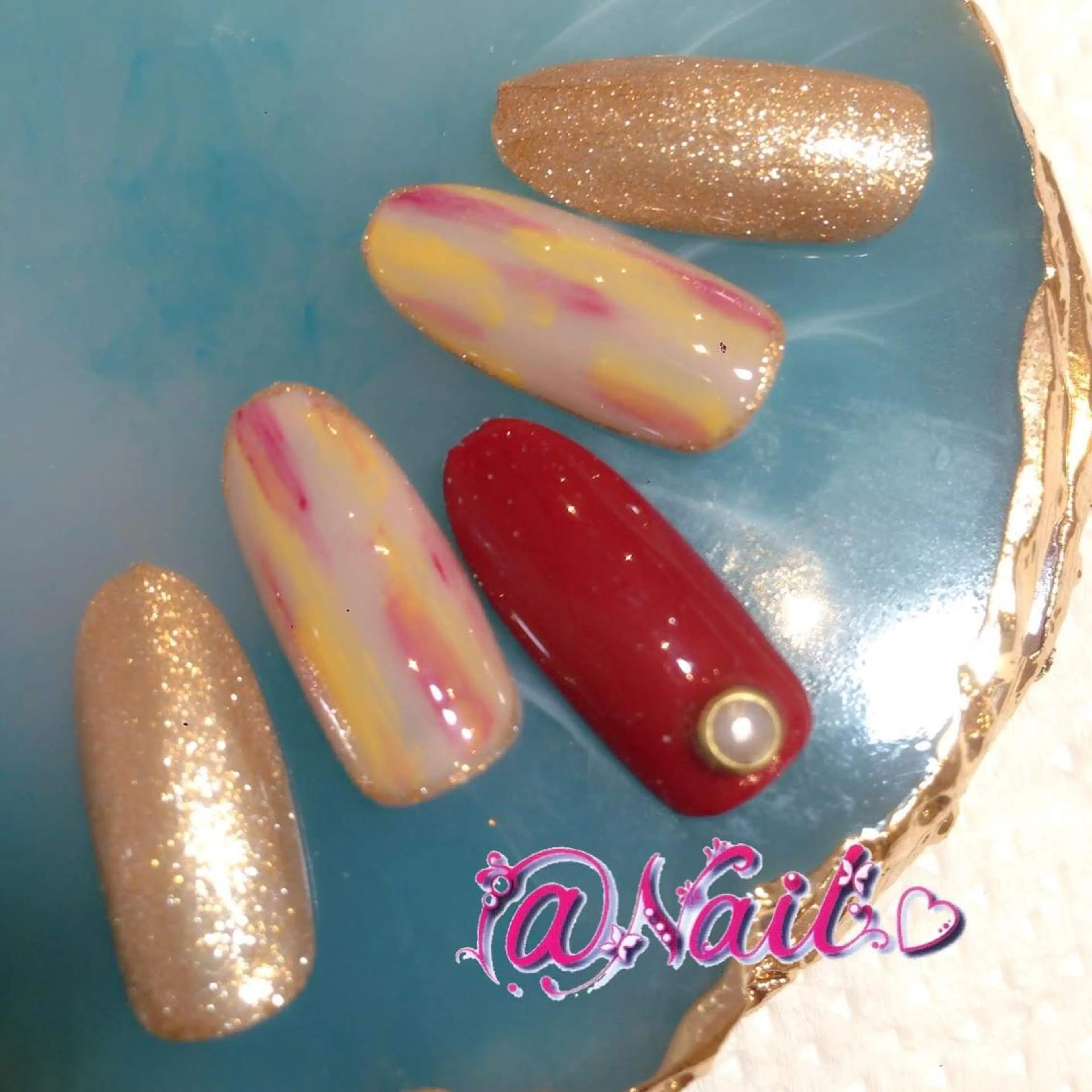 ネイル ネイルチップ 小尾 栞のネイルデザイン