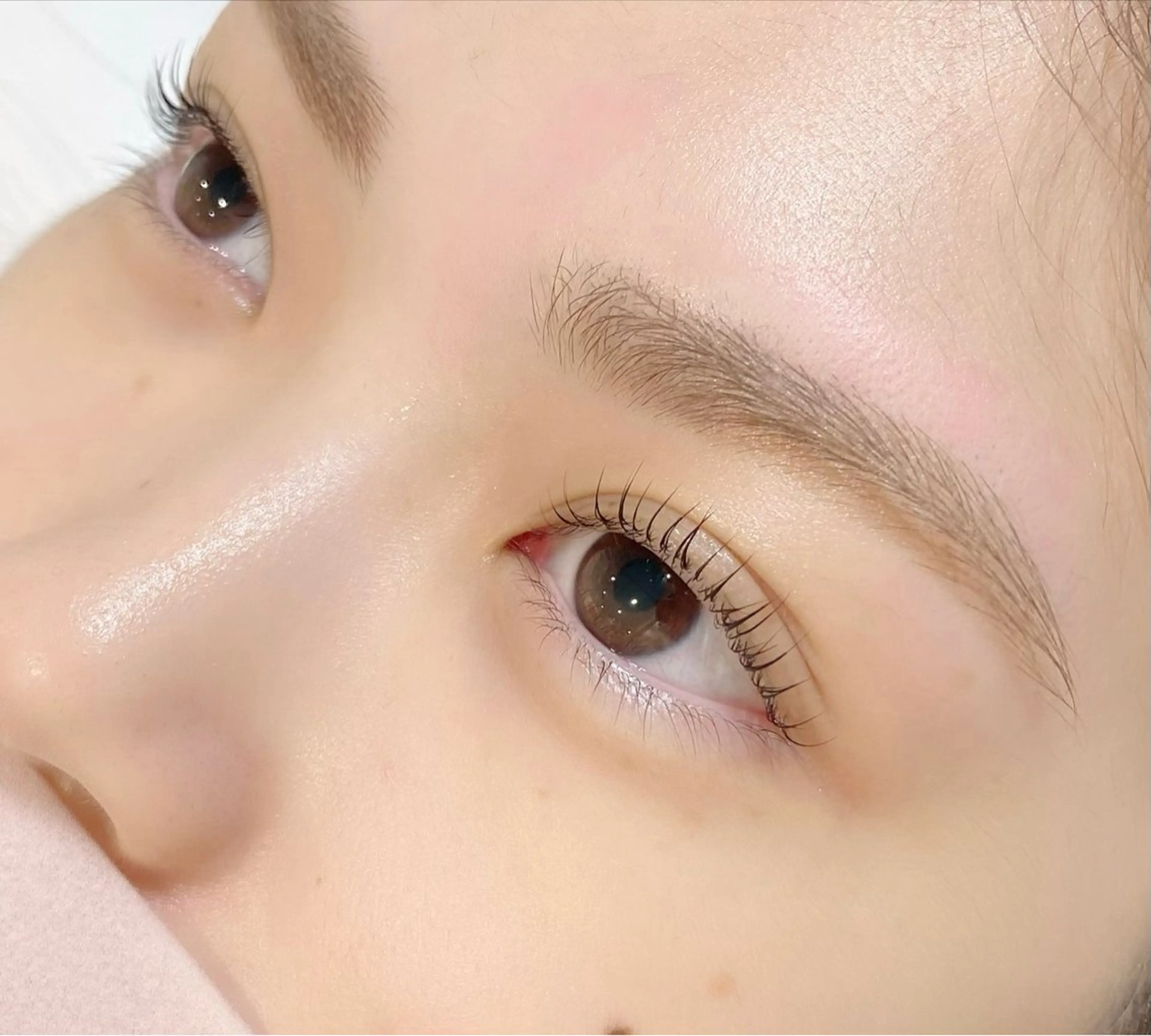 ラッシュリフト×美眉スタイリングの写真