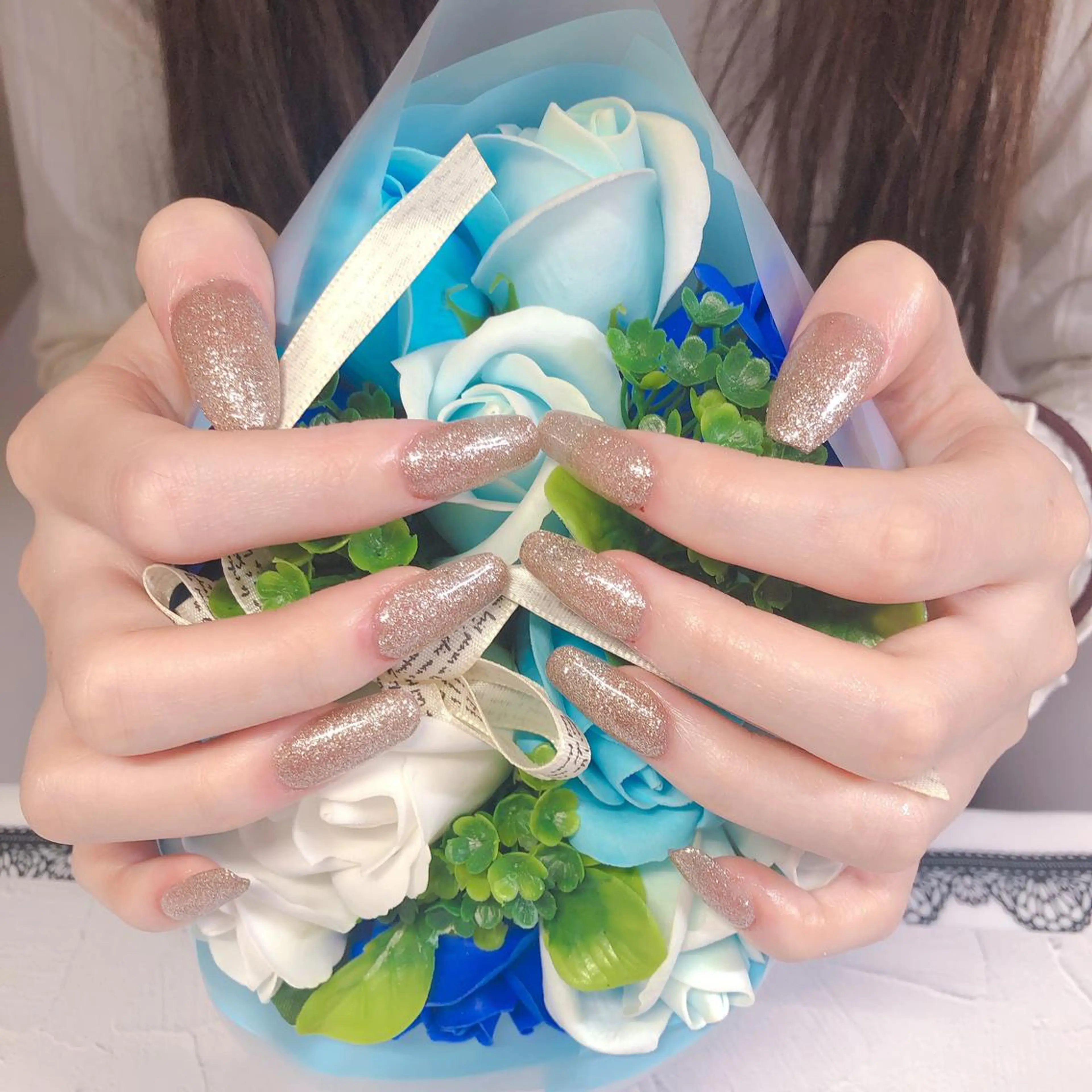 ネイル ジェルネイル ワンカラーネイル スカルプネイル 奥園 良恵のネイルデザイン