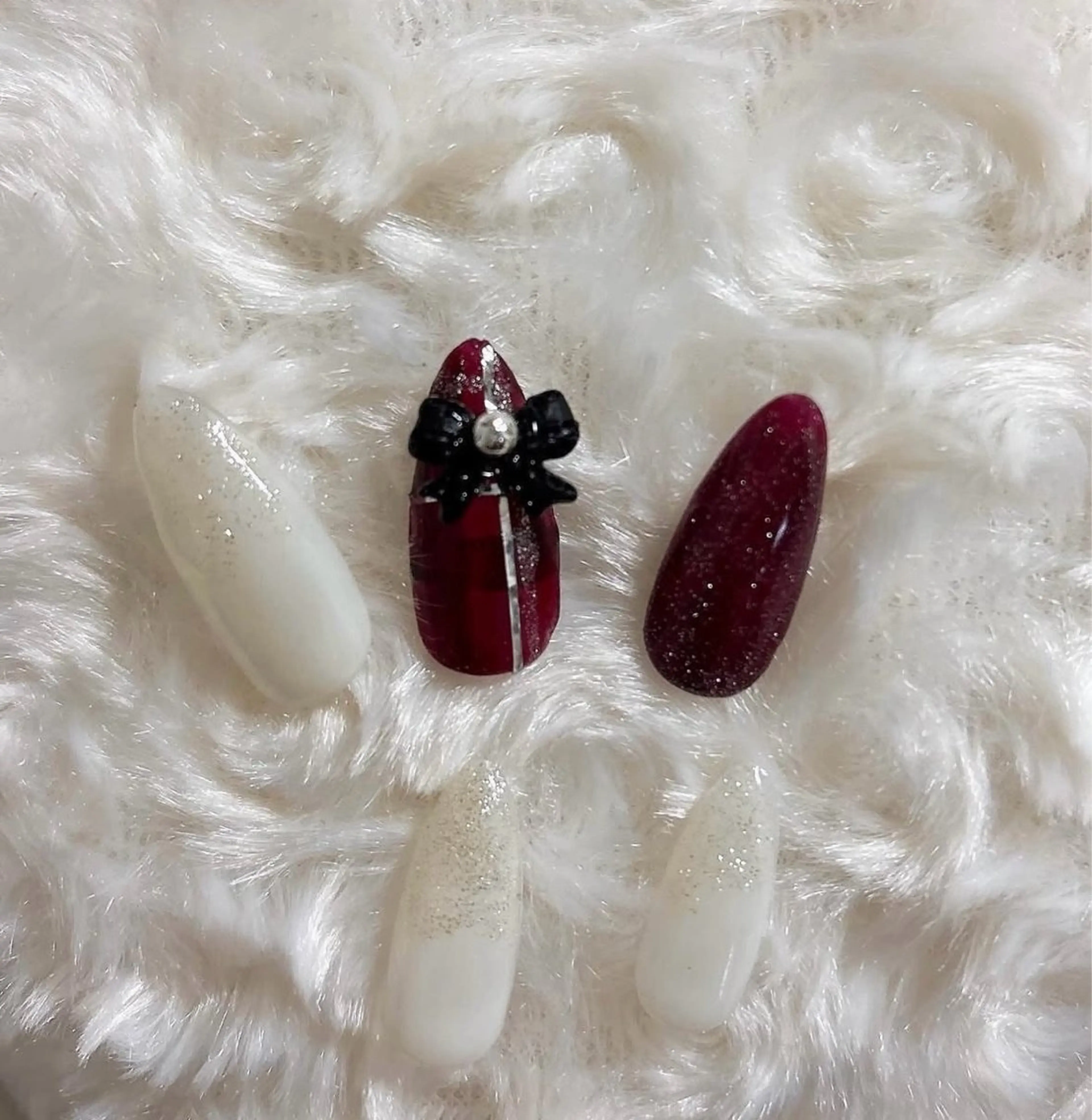 ネイル フラッシュネイル フットネイル フレンチネイル ジェルネイル ガラスフレンチ Nail salon Natulalのネイルデザイン