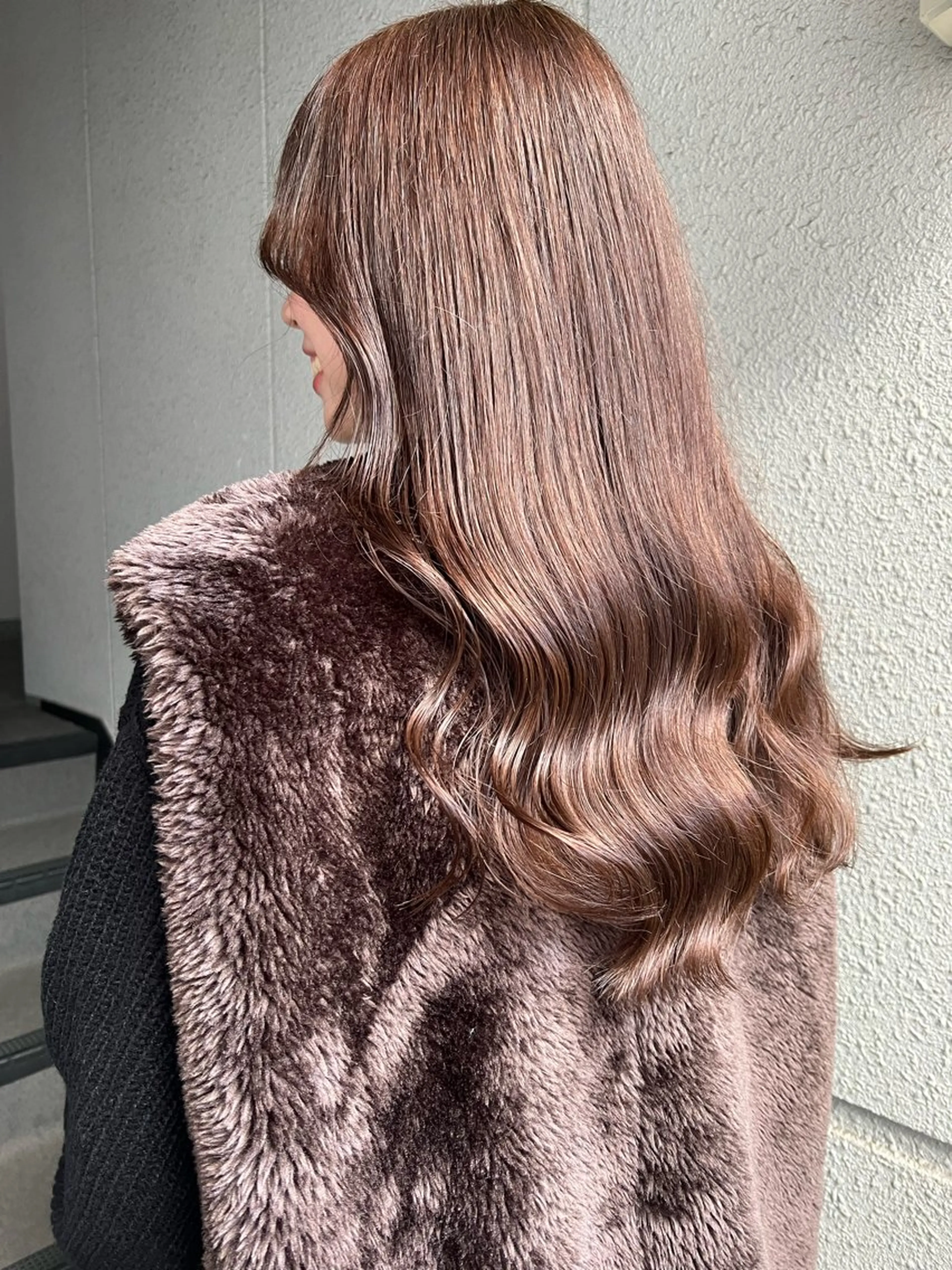 ロング カラー ベージュカラー ブリーチ カラーパティシエ facce🌼ikoのヘアスタイル