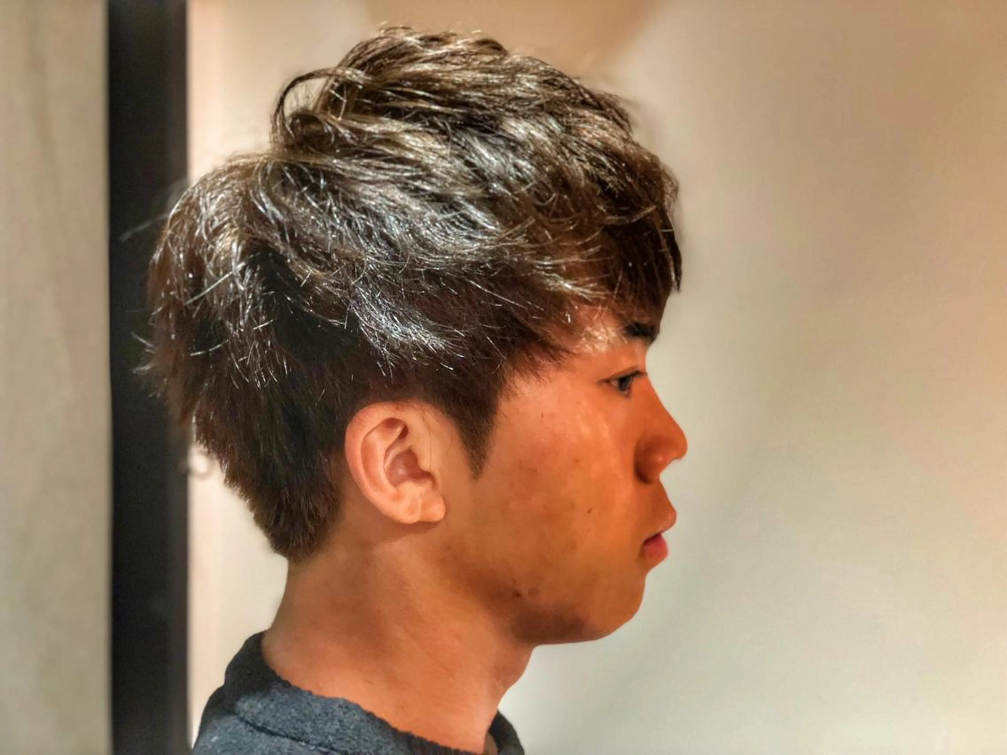 ショート カラー メンズ 美髪矯正 Rioのヘアスタイル