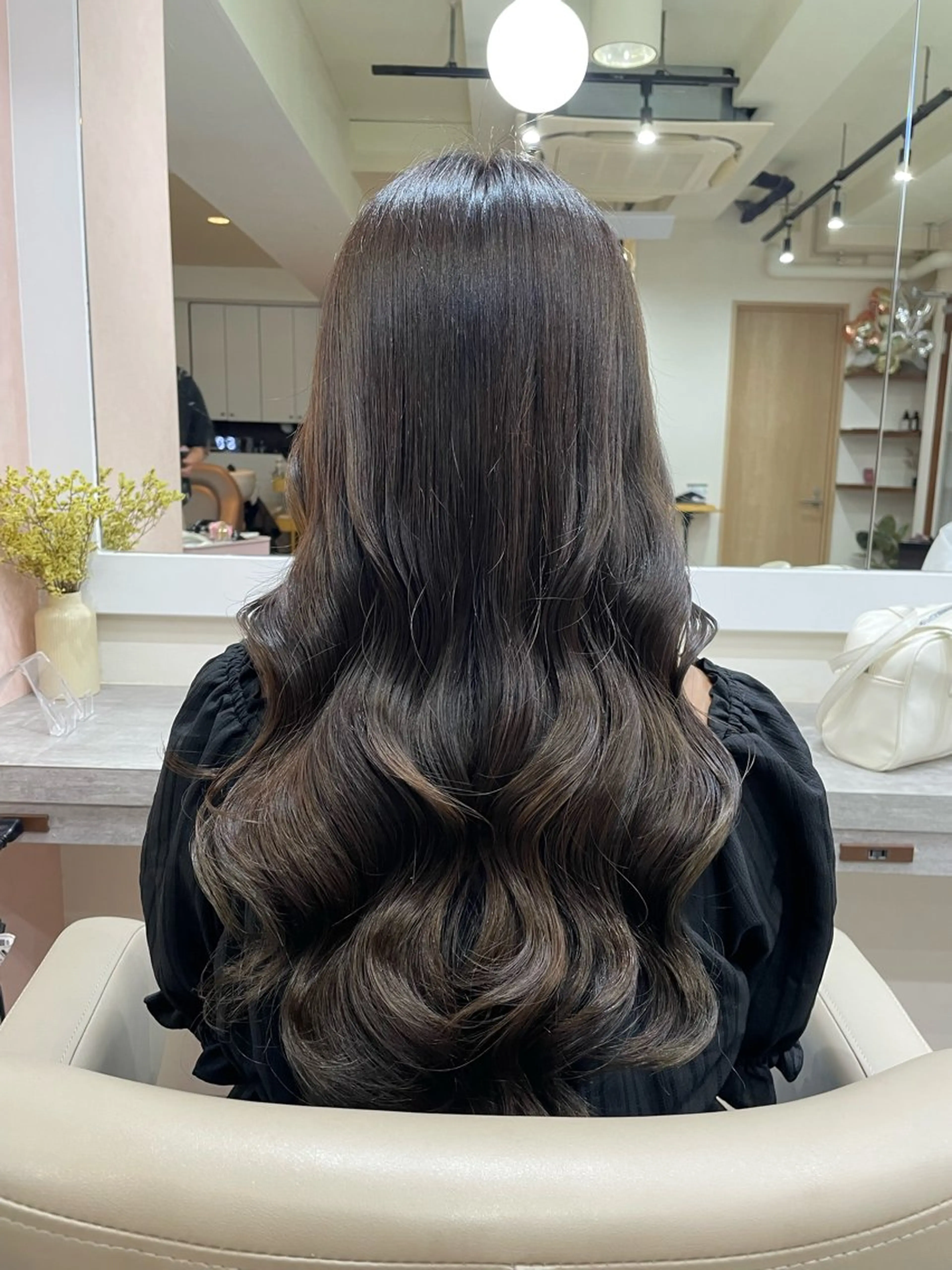 ロング パーマ 韓国風パーマ/ヘア セット/店長みづきのヘアスタイル