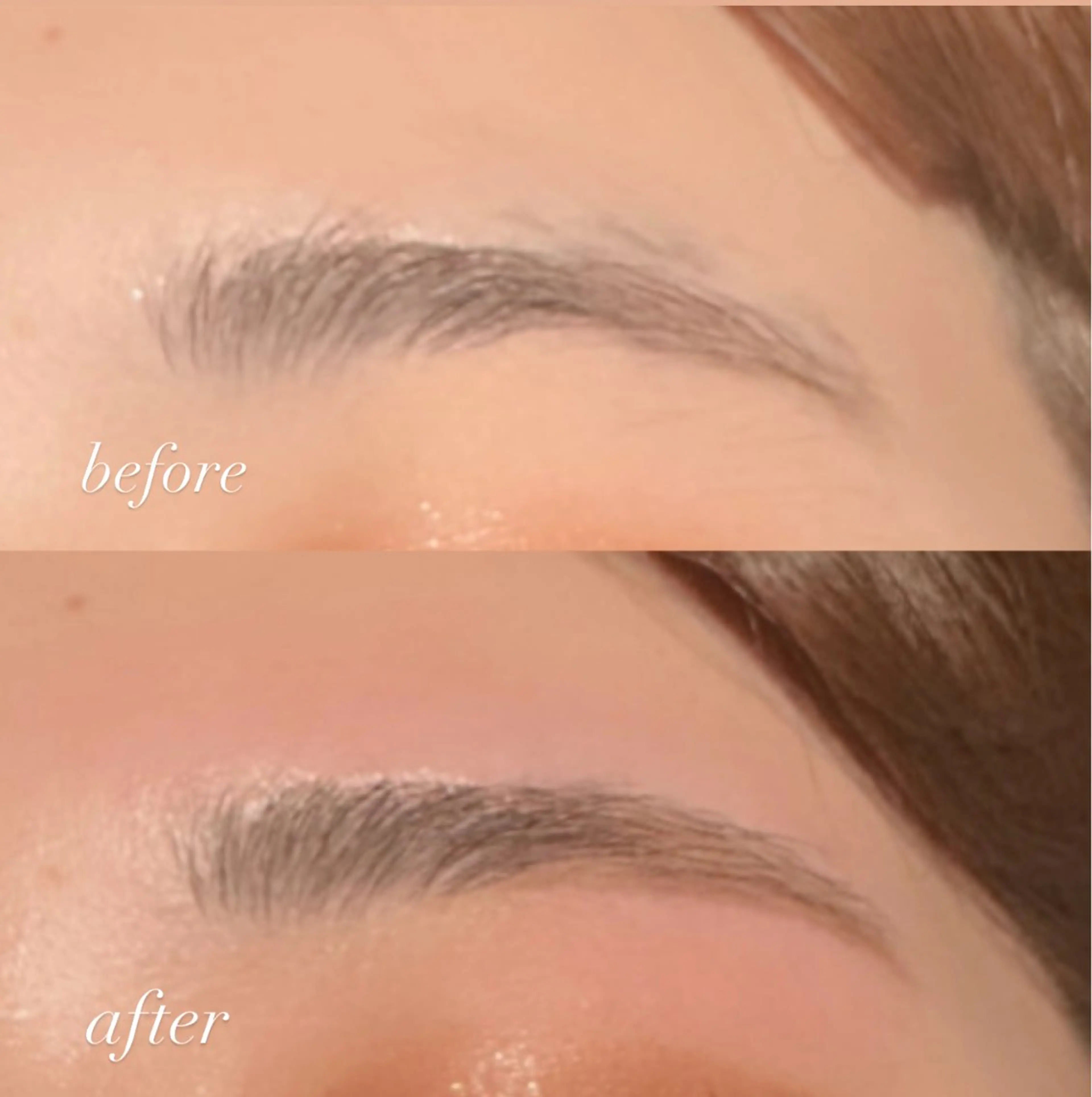 眉ワックス✨️（メイク無し）の写真