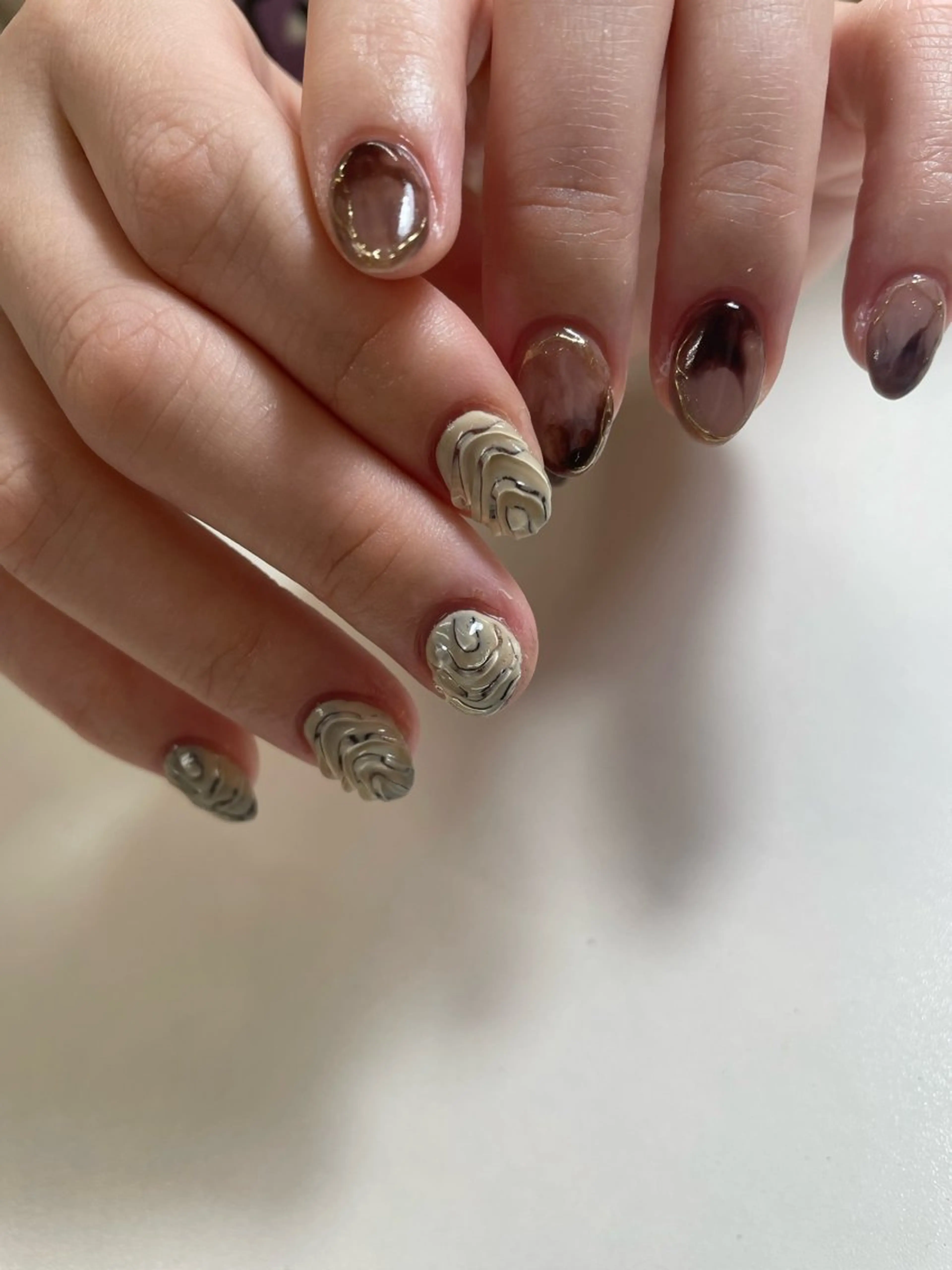 ネイル ハンドネイル フットネイル 🌕akuri🌖 nuance/専門のネイルデザイン