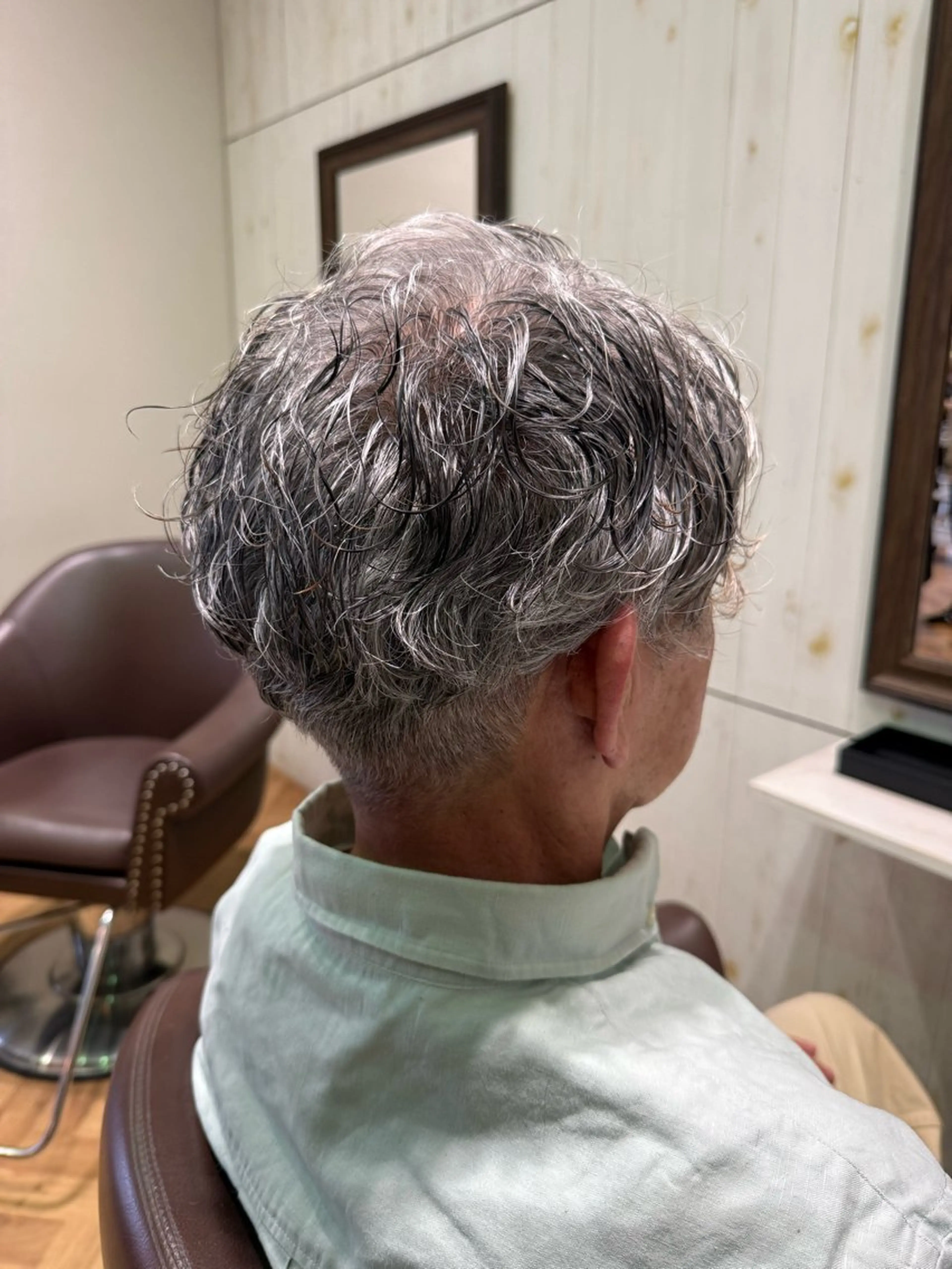 ショート パーマ メンズ メンズパーマ 溝口 槙里也のヘアスタイル