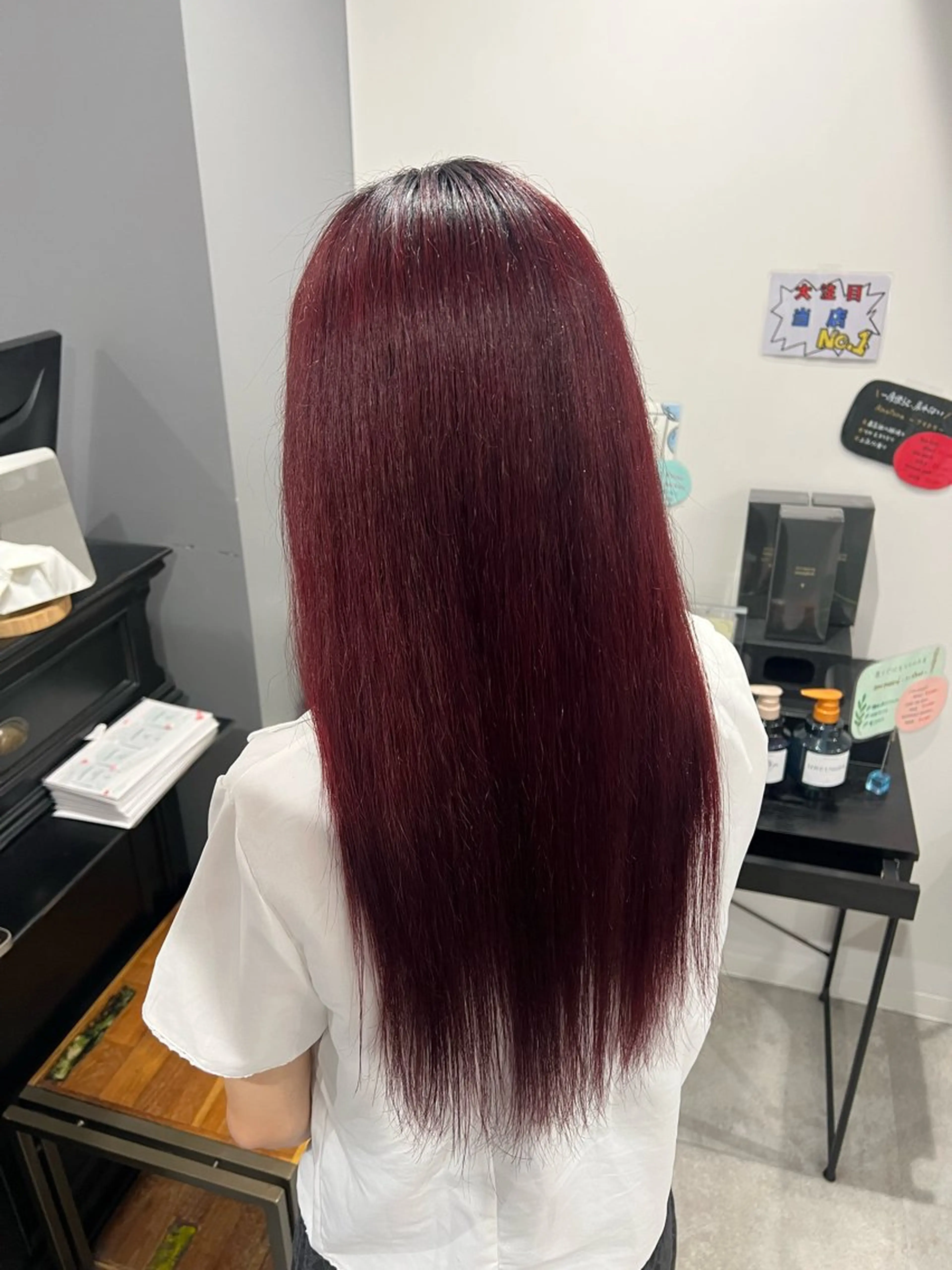 Uｰ28[限定クーポン] カット＋ブリーチなしWカラー＋トリートメントの写真