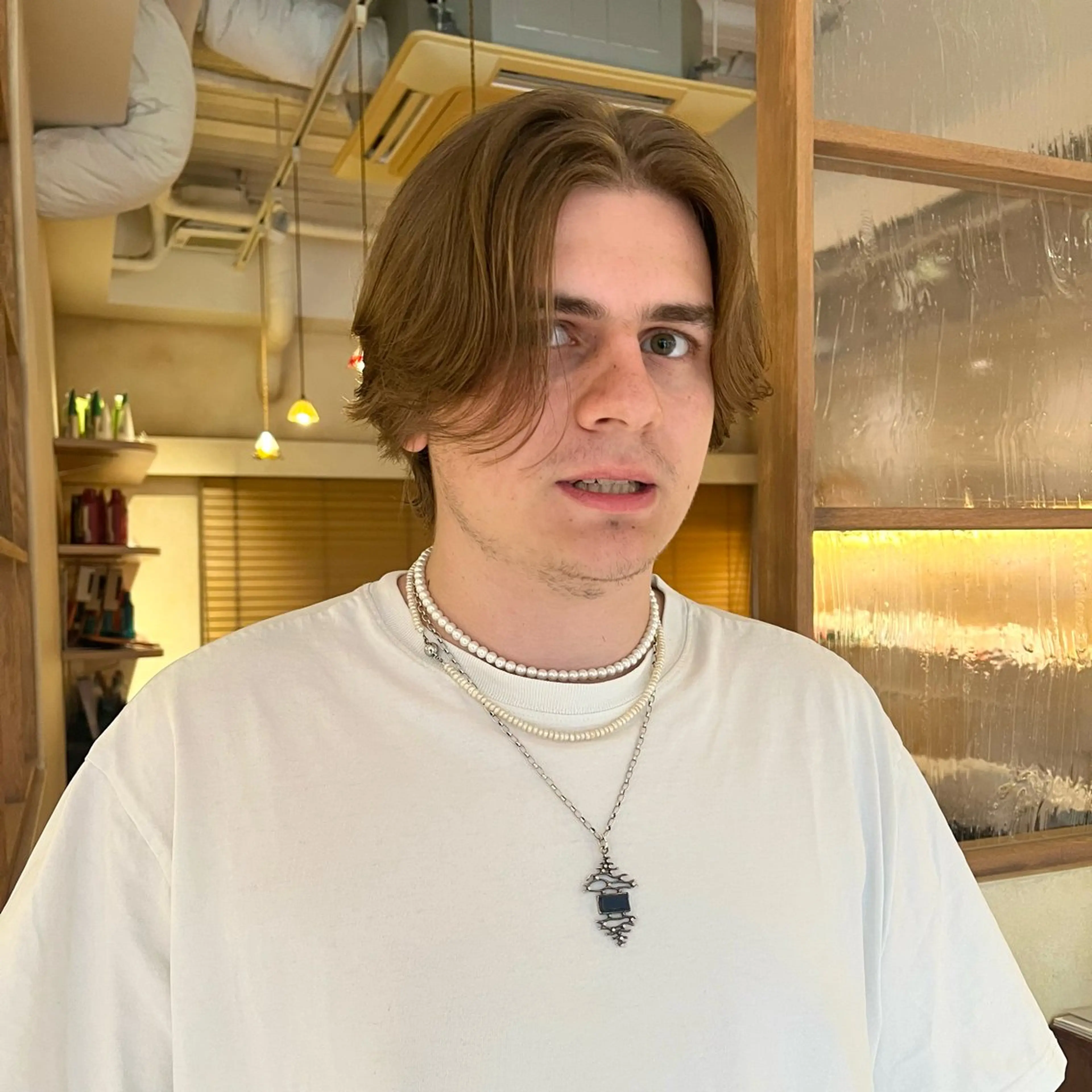 ミディアム パーマ メンズ カット ヘアカラー CANAAN hair salon 表参道店所属・🌿‬ナチュラルヘア /パーマ/蒼真🍃のヘアスタイル