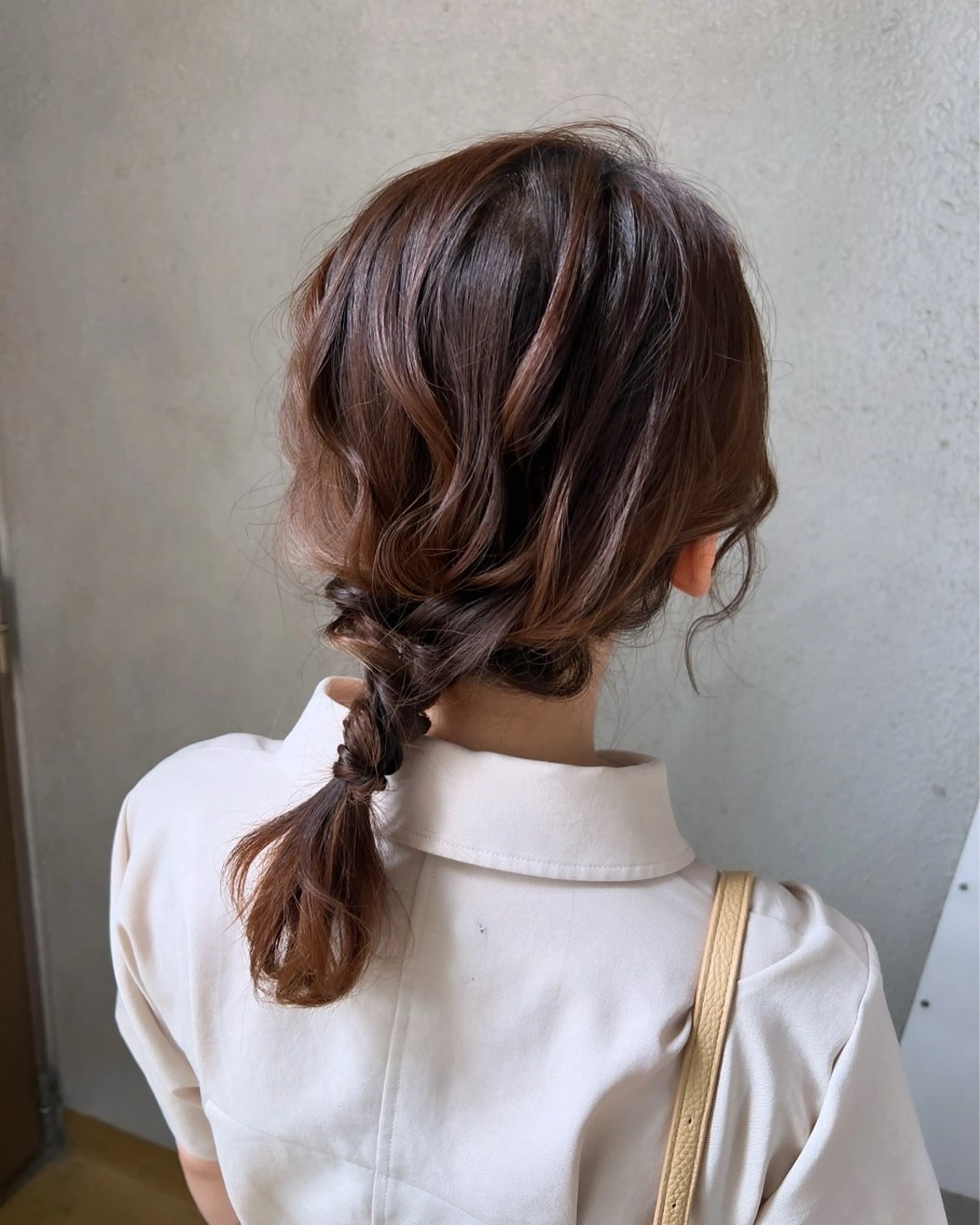 セミロング ヘアアレンジ 結婚式・ブライダル 山室 敬義のヘアスタイル