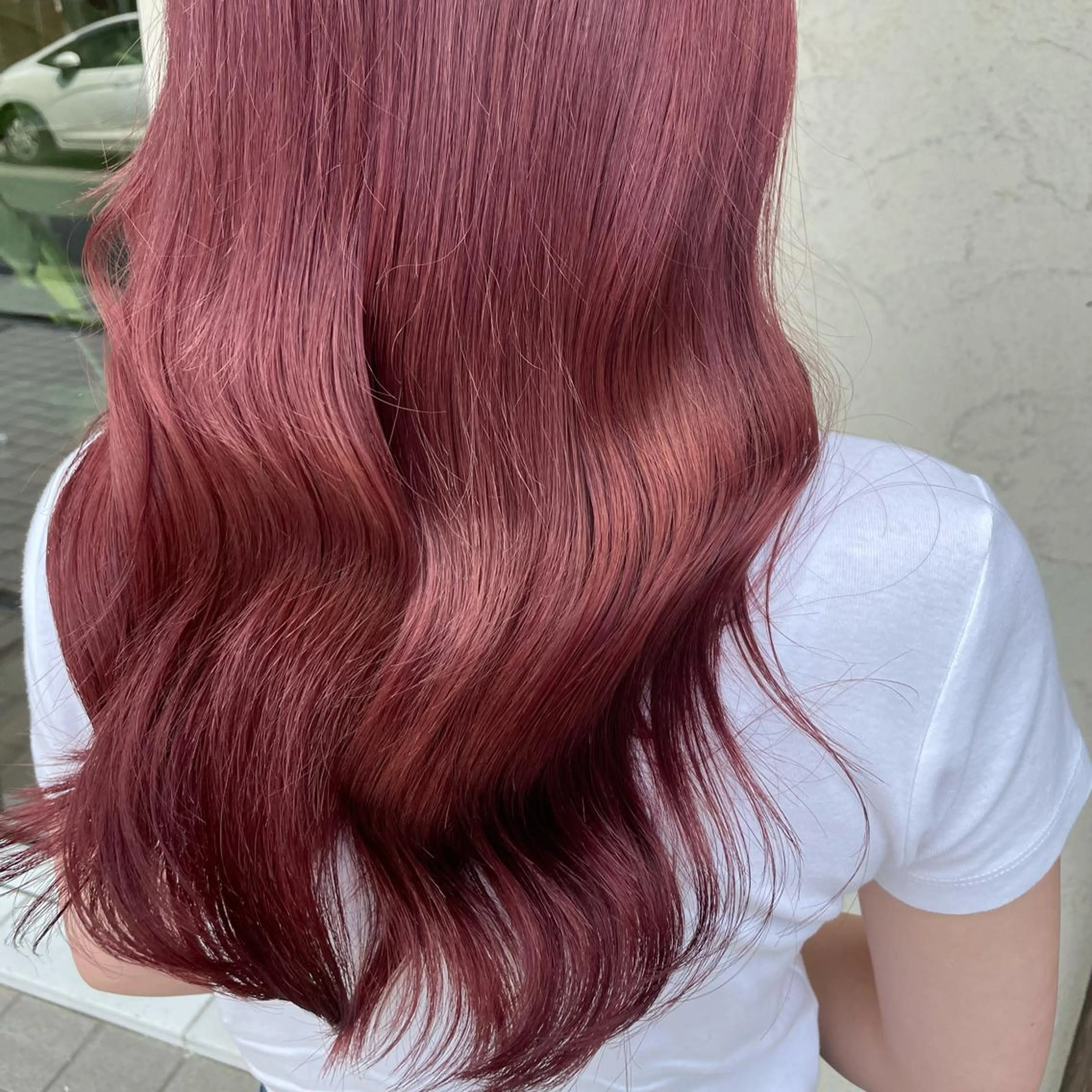 ロング カット ヘアカラー トリートメント しもかわ かほのヘアスタイル