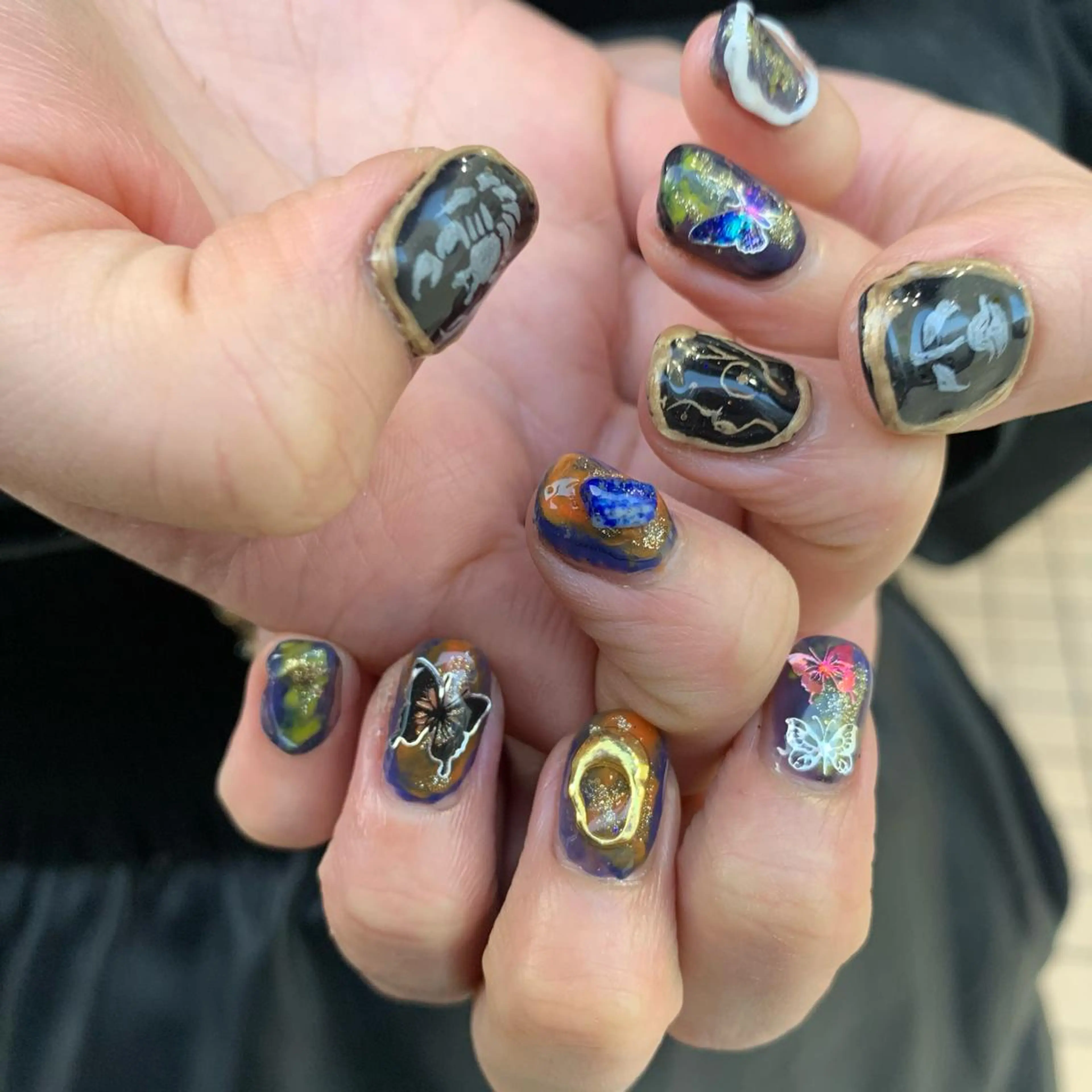 ネイル アートネイル 持ち込み 韓国ヘア🦋 MIYUのヘアスタイル