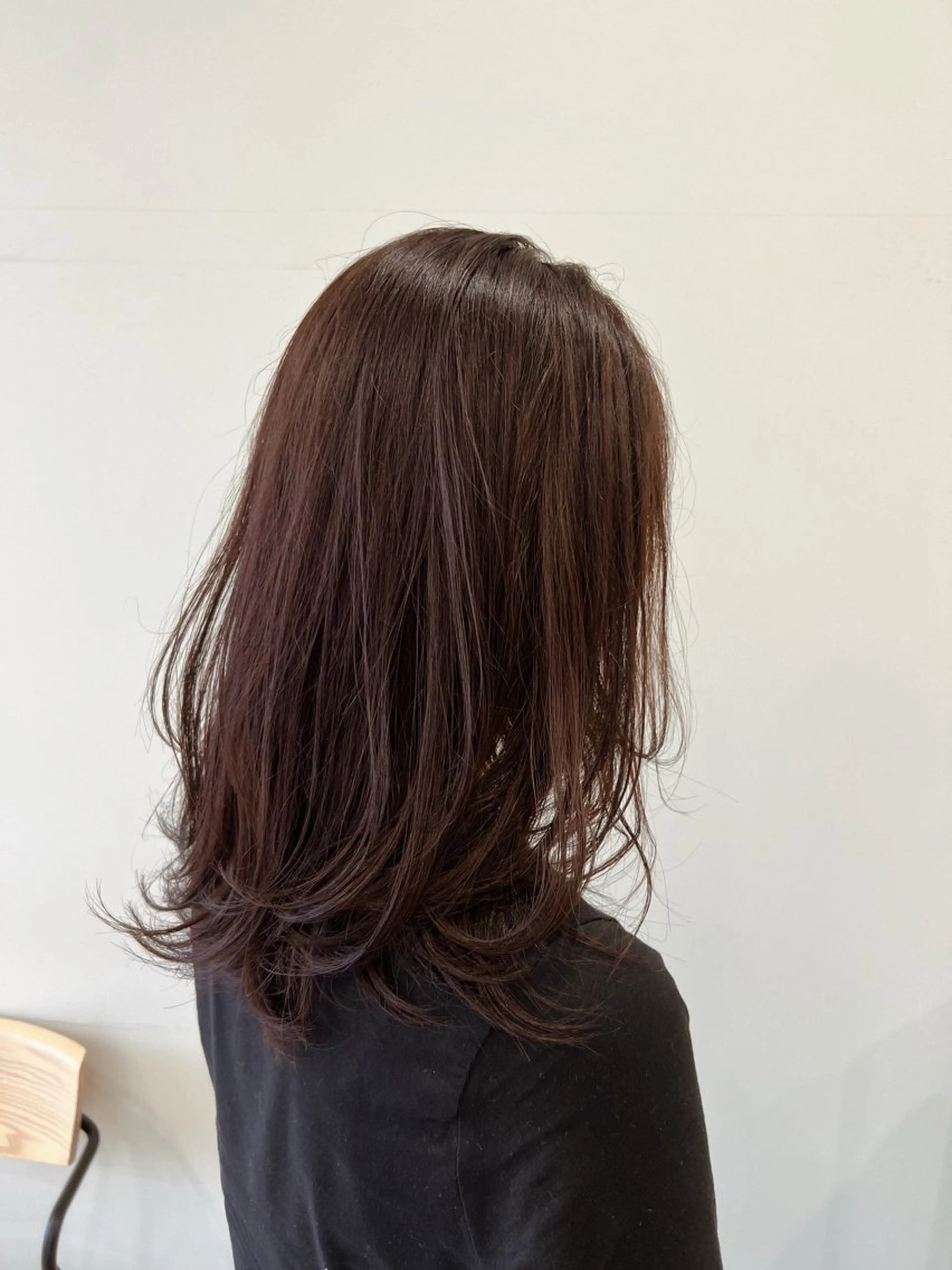 セミロング 似合わせ/顔周り / レイヤーのヘアスタイル