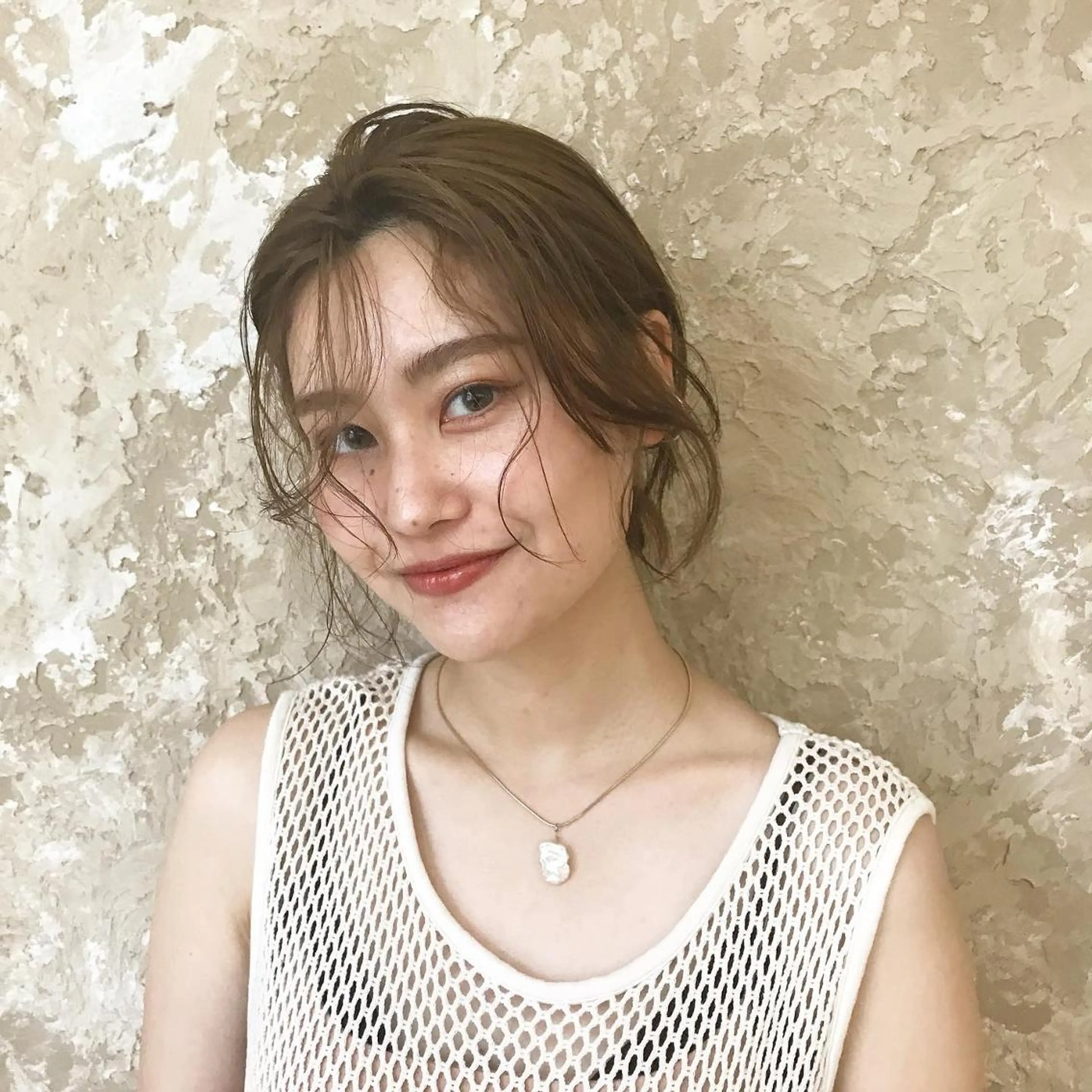 セミロング 🥛洒落髪小顔cut なら龍崎🥛のヘアスタイル