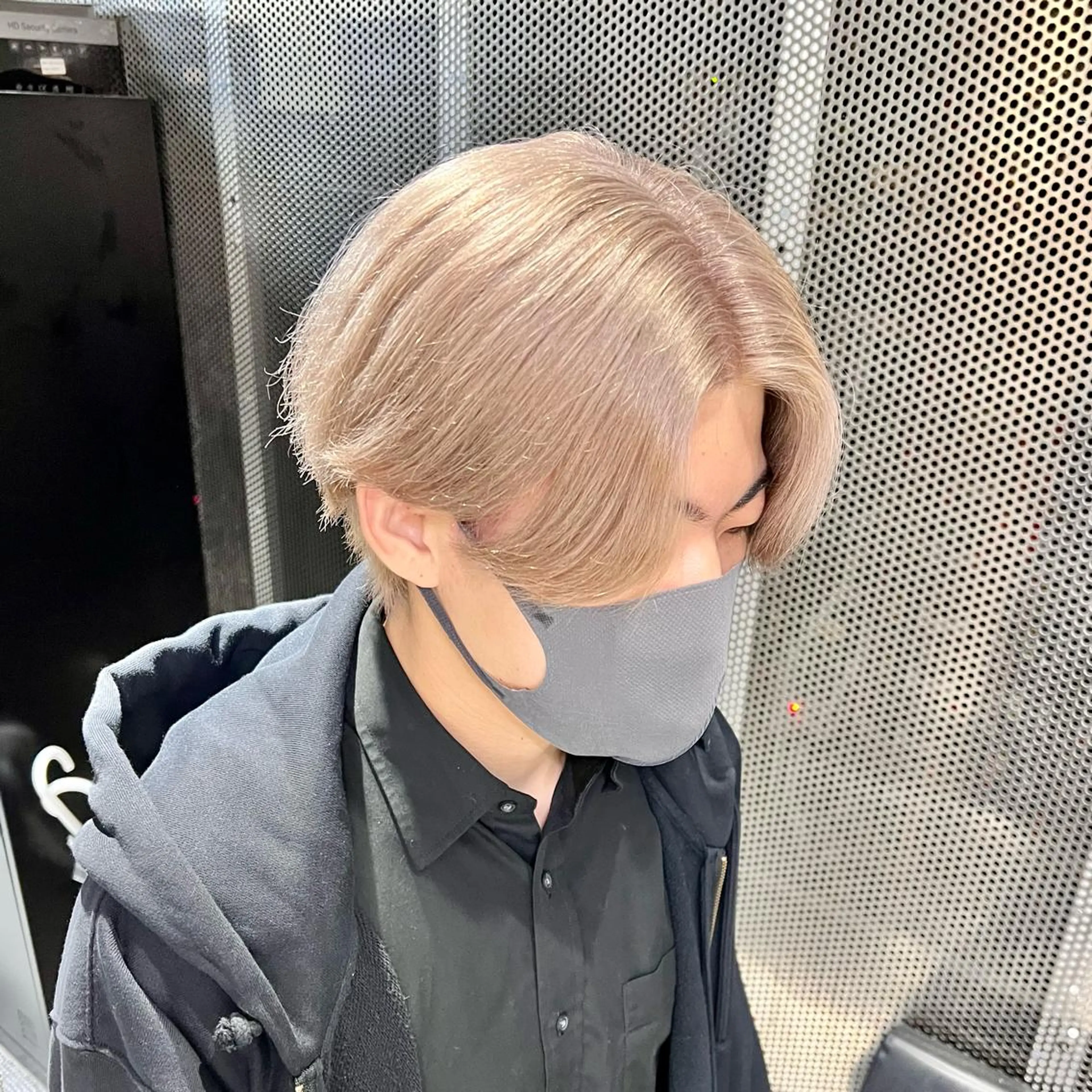 ミディアム カラー メンズ センターパート カット ヘアカラー Rea men's 原宿所属・藤井優大 店舗異動しましたのその他イメージ