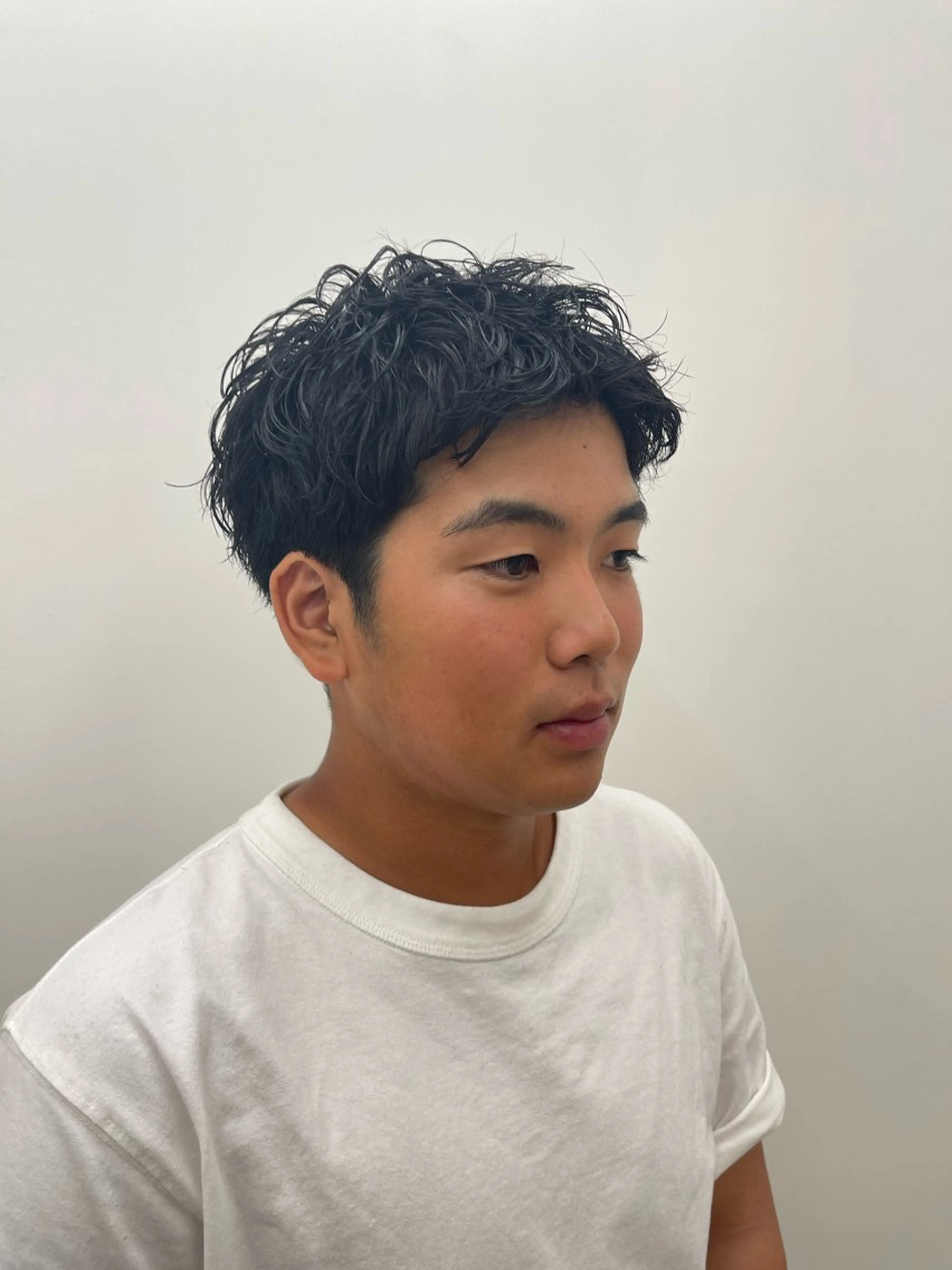 ショート メンズ メンズパーマ スパイキーショート ショートヘア 蜂須賀🐝縮毛矯正 ストレートパーマのヘアスタイル