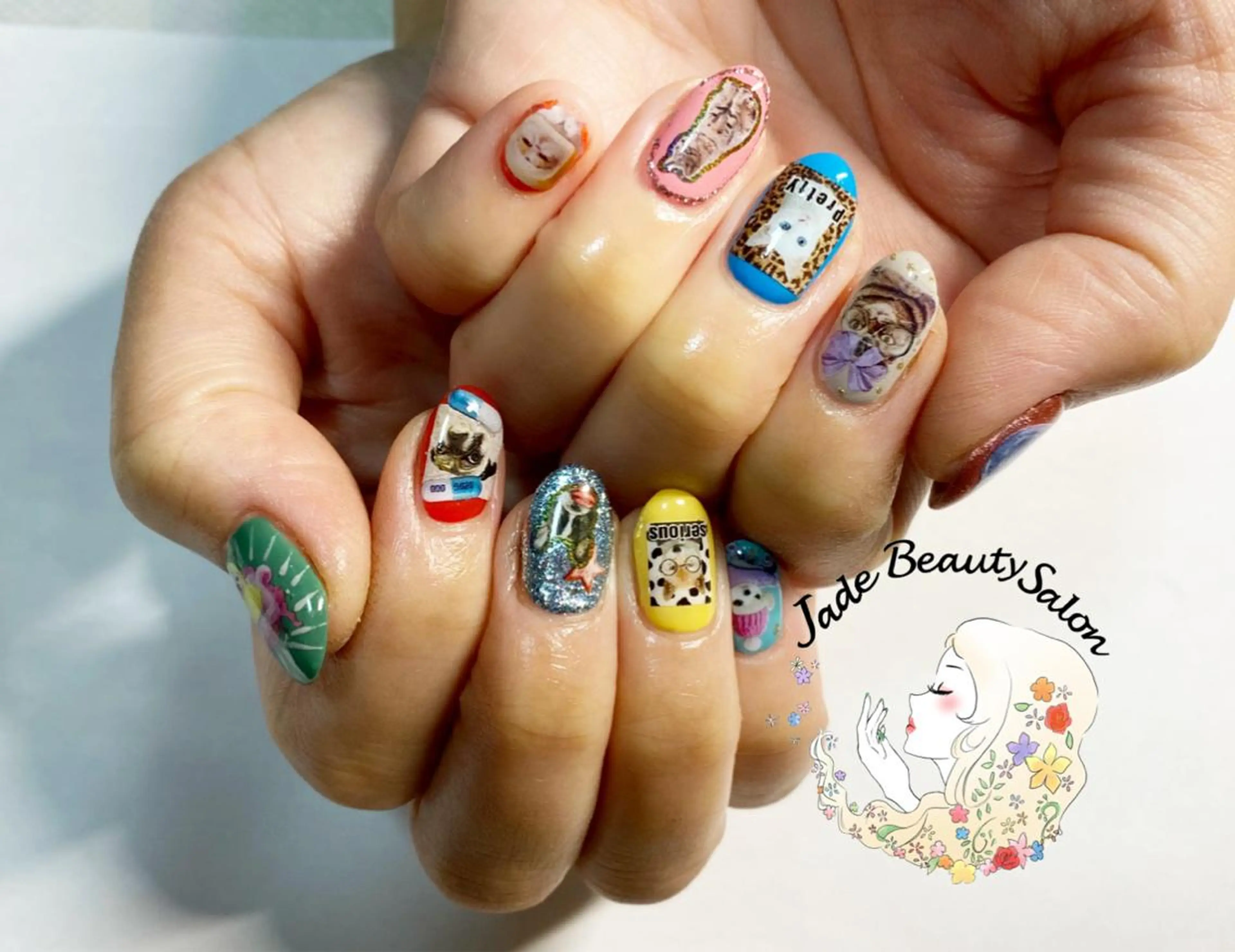 ミディアム ネイル JadeBeauty Salonのネイルデザイン