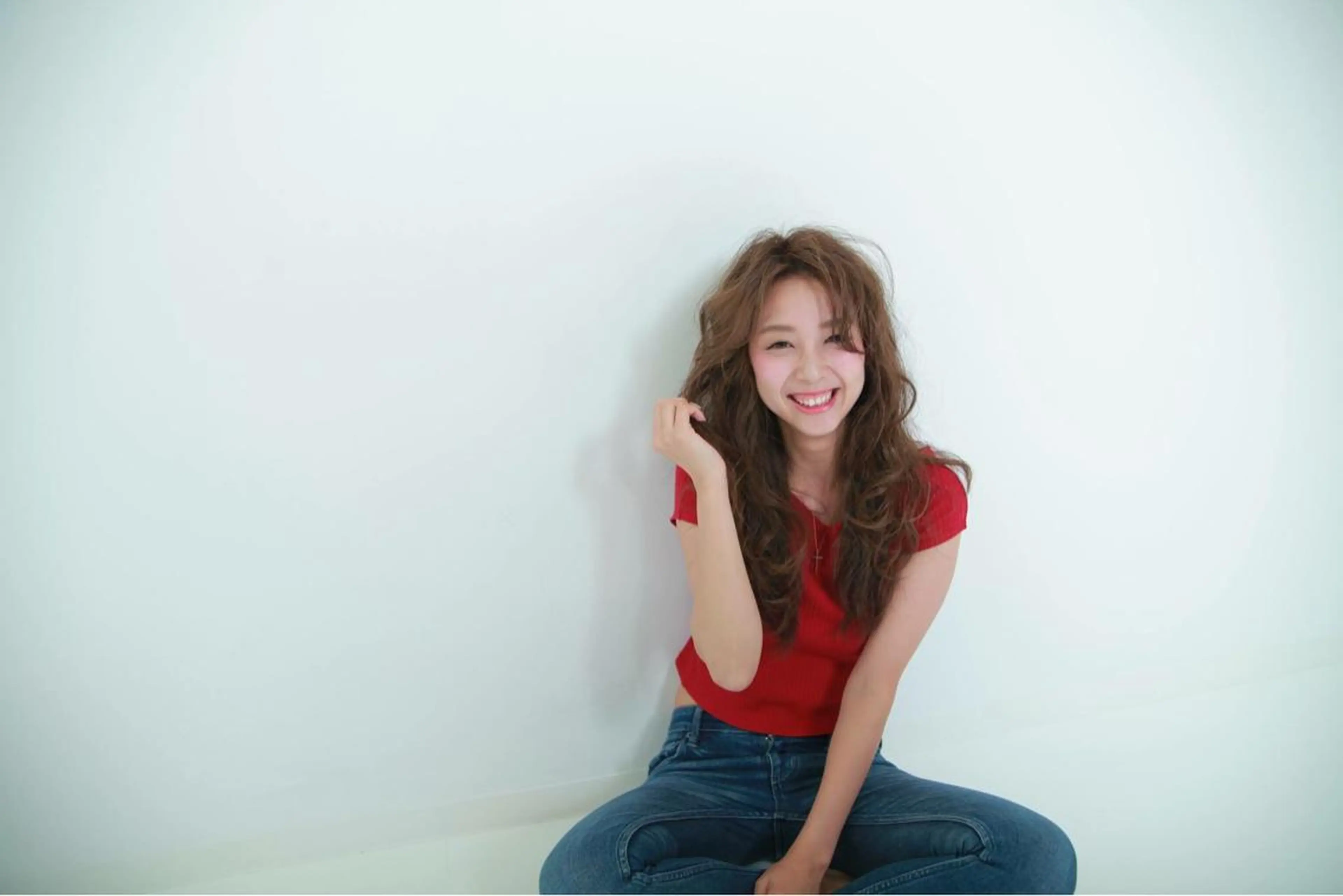 ロング カラー ヘアアレンジ knock【ノック】所属・烏丸韓国ヘア🇰🇷 ayaka🎀のヘアスタイル