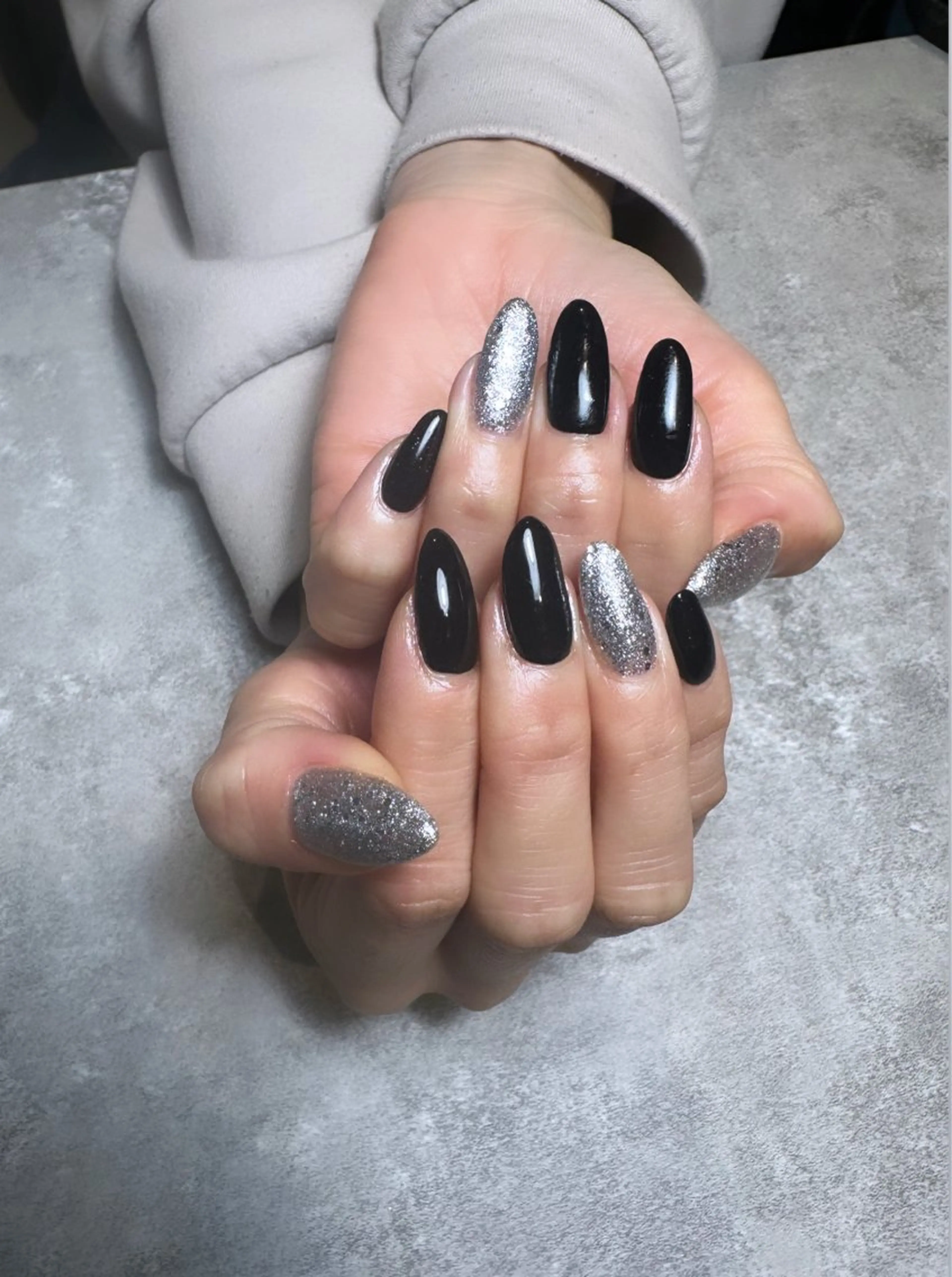 ハンド🩵ワンカラーorグラデーション(オフ無)の写真