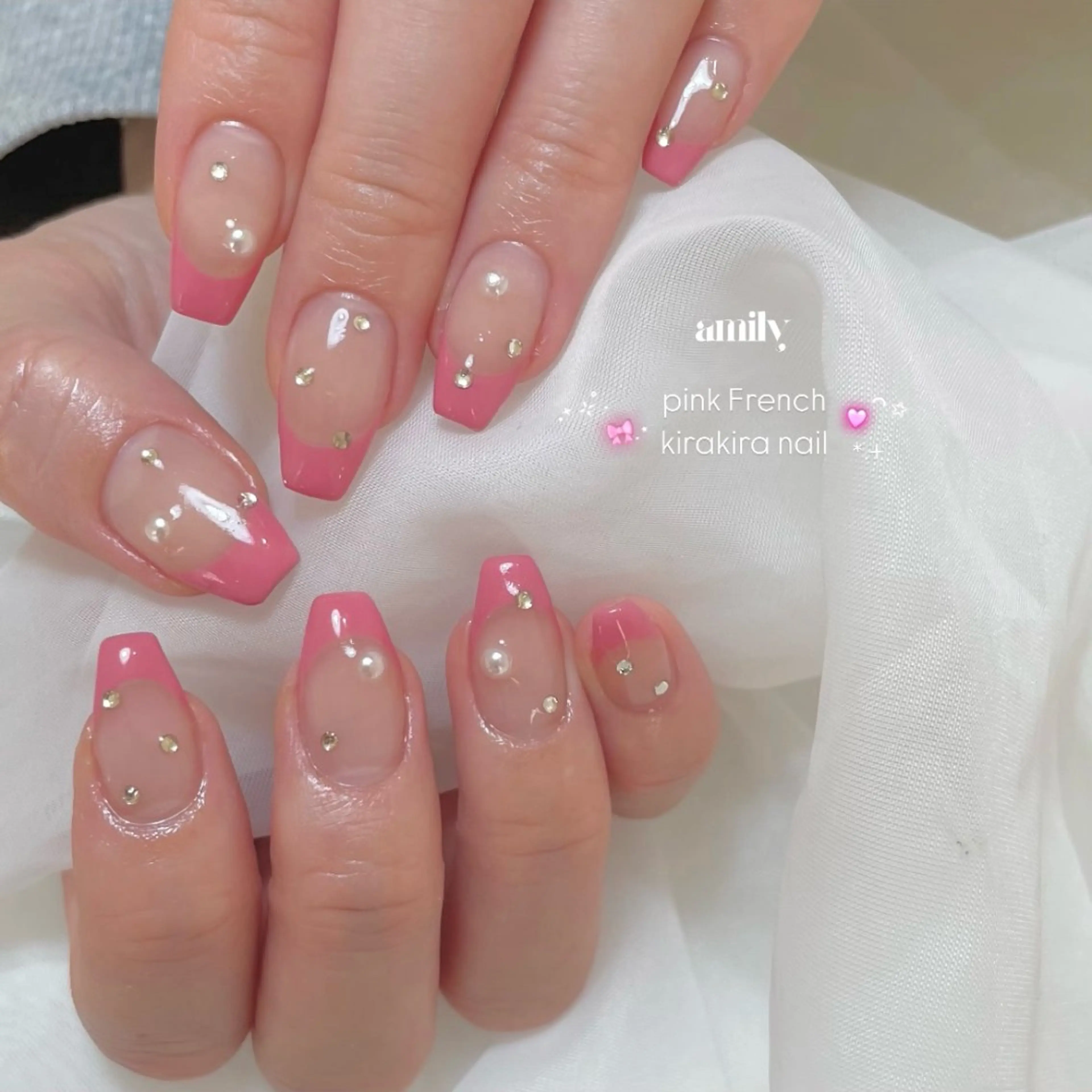 ネイル amily所属・🤍𐙚 ‌˚ YURIKOのネイルデザイン