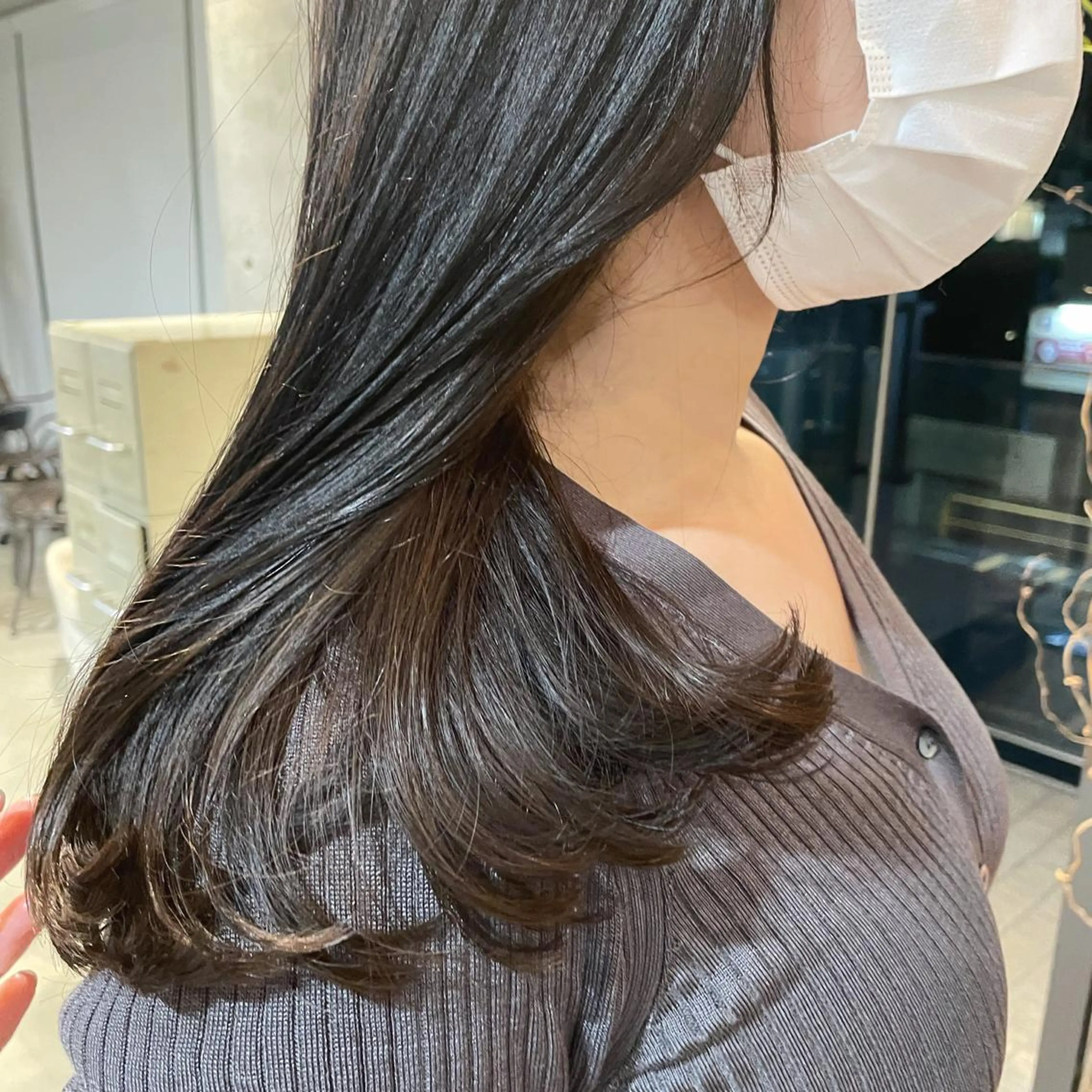 ロング カラー ヘアアレンジ ブリーチ ハイライトカラー ハイライト GO TODAY  シェアサロン札幌店所属・kana .のヘアスタイル