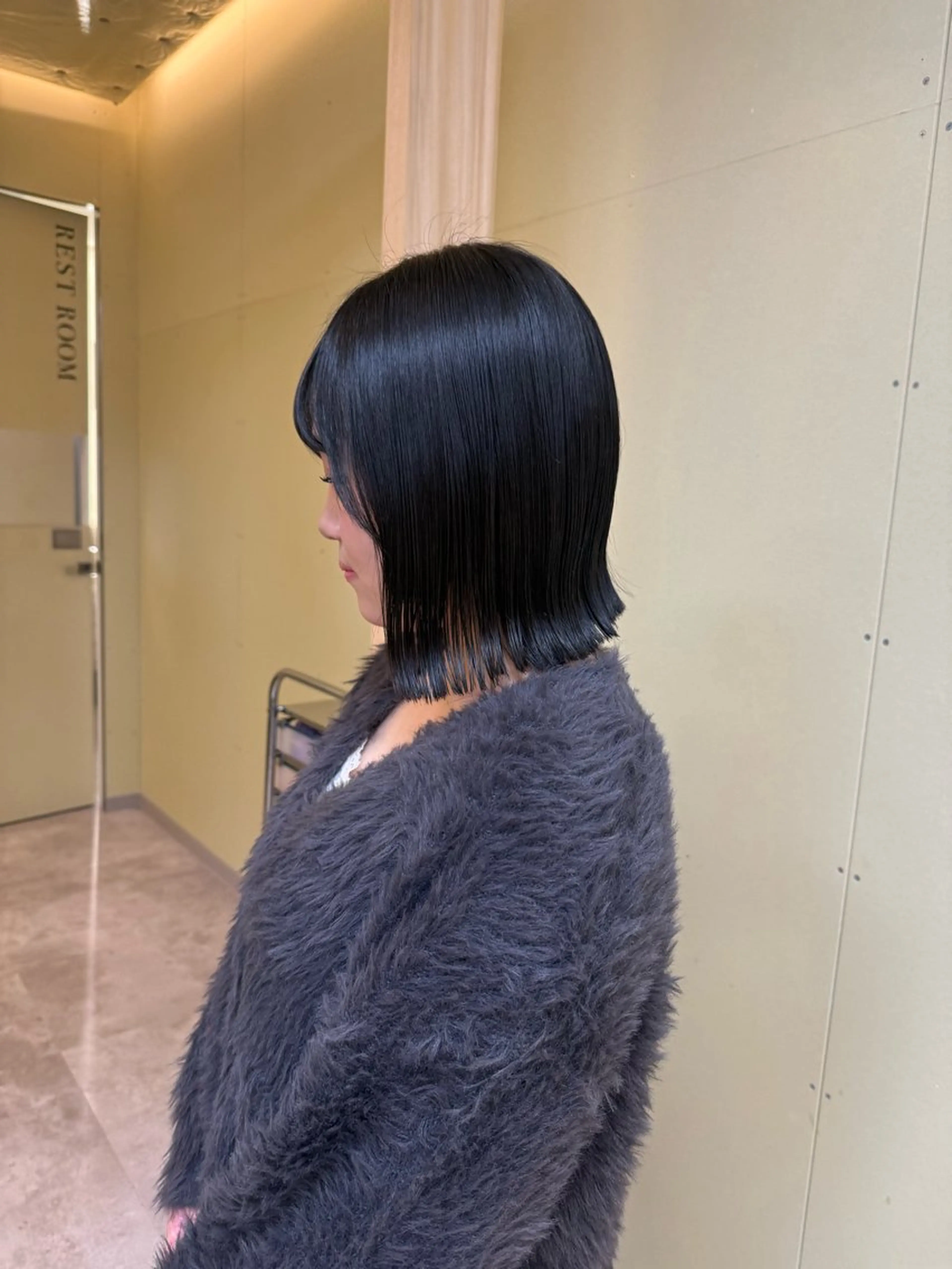 ショート カラー カット ヘアカラー トリートメント 伶風/ボブ/ ハッシュカットのヘアスタイル