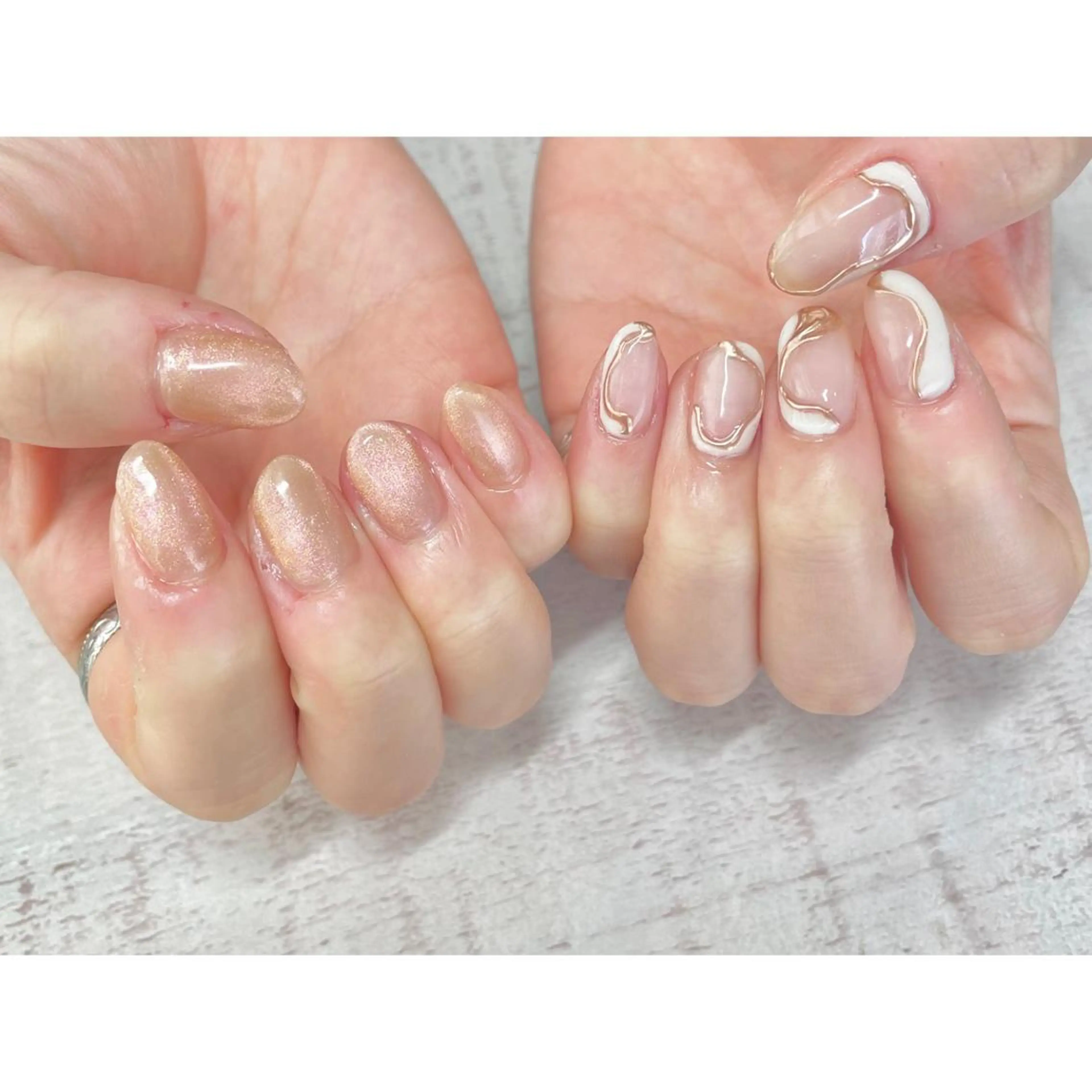 ネイル 𖡼 yumenoのネイルデザイン