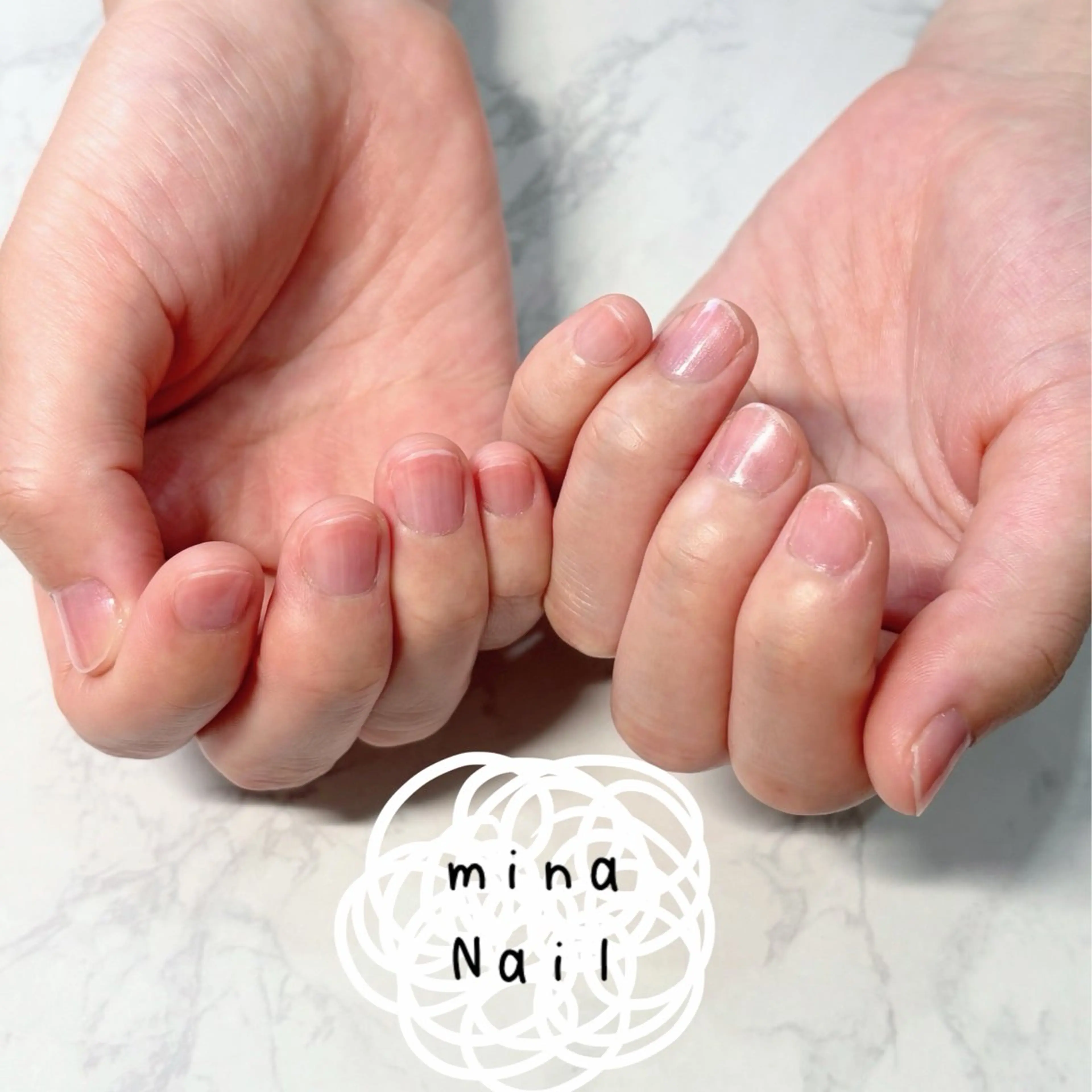 ネイル 氷ネイル・うるうるネイル mina Nailのネイルデザイン