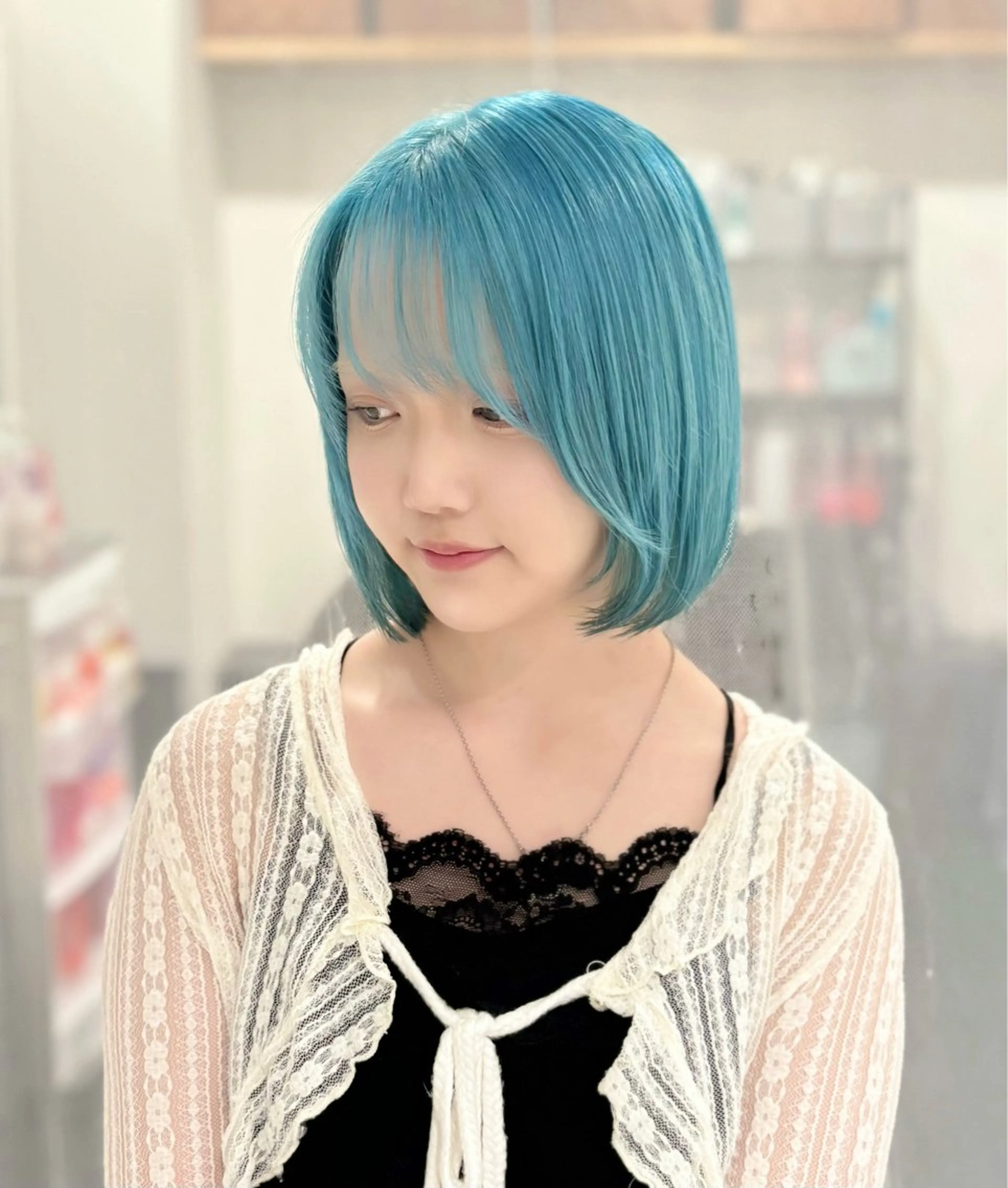 ミディアム カラー ヘアカラー トリートメント GaKu/ハイトーン /ブリーチ/ブロンドのヘアスタイル