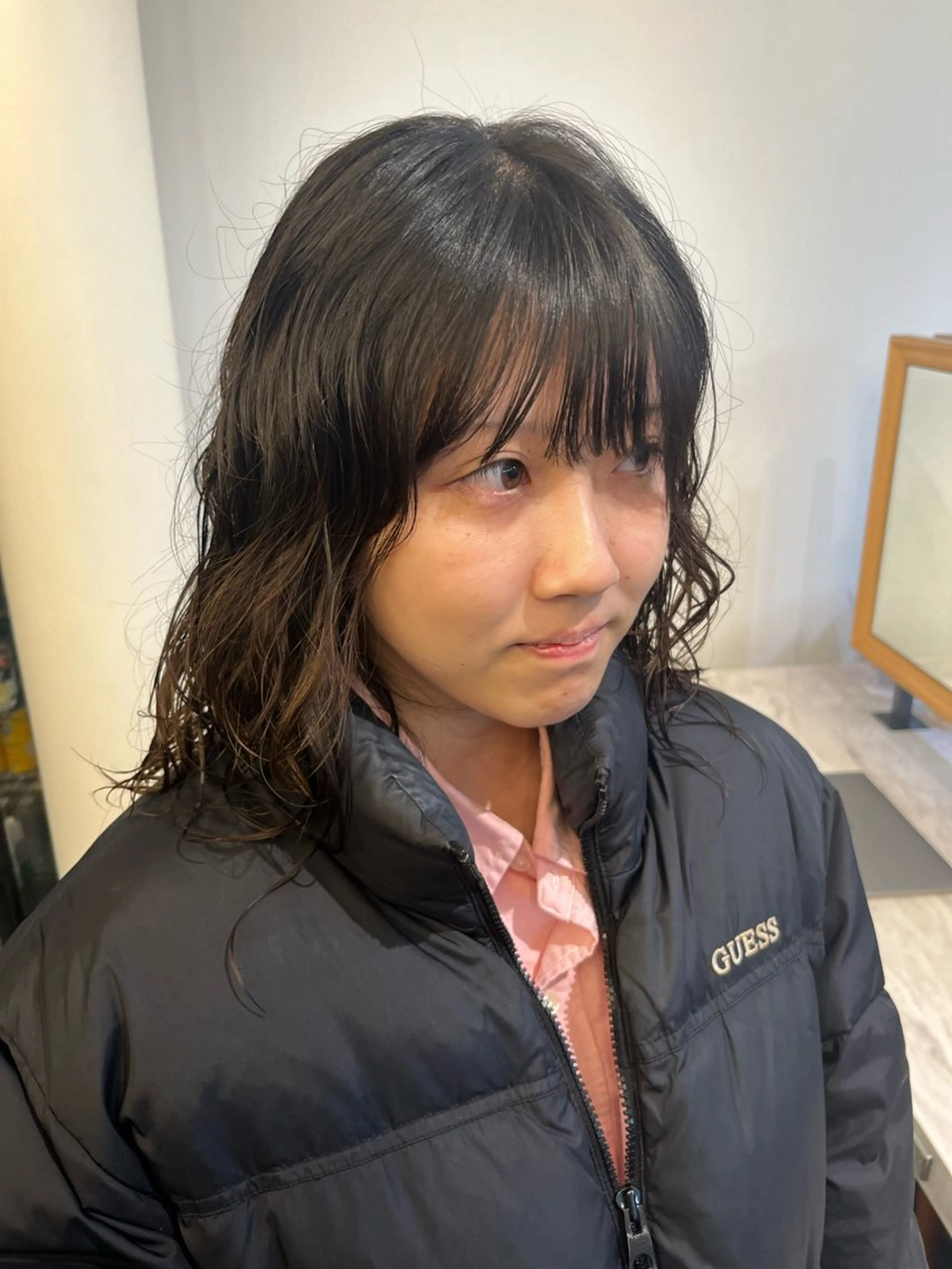 ロング レイヤーカット SHOTA ハイライト/パーマのヘアスタイル