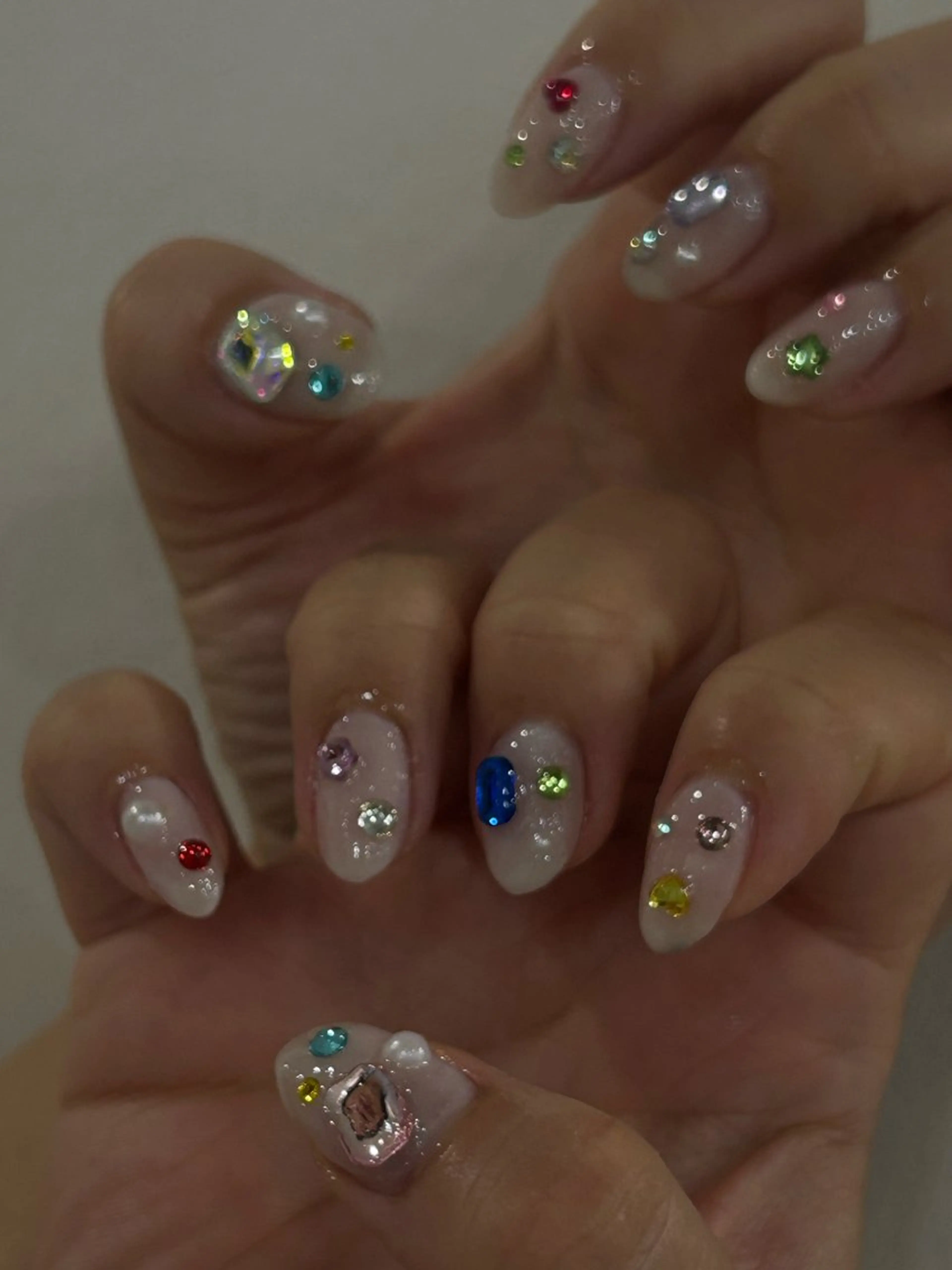ネイル キラキラネイル ハンドネイル loveday RISAのネイルデザイン