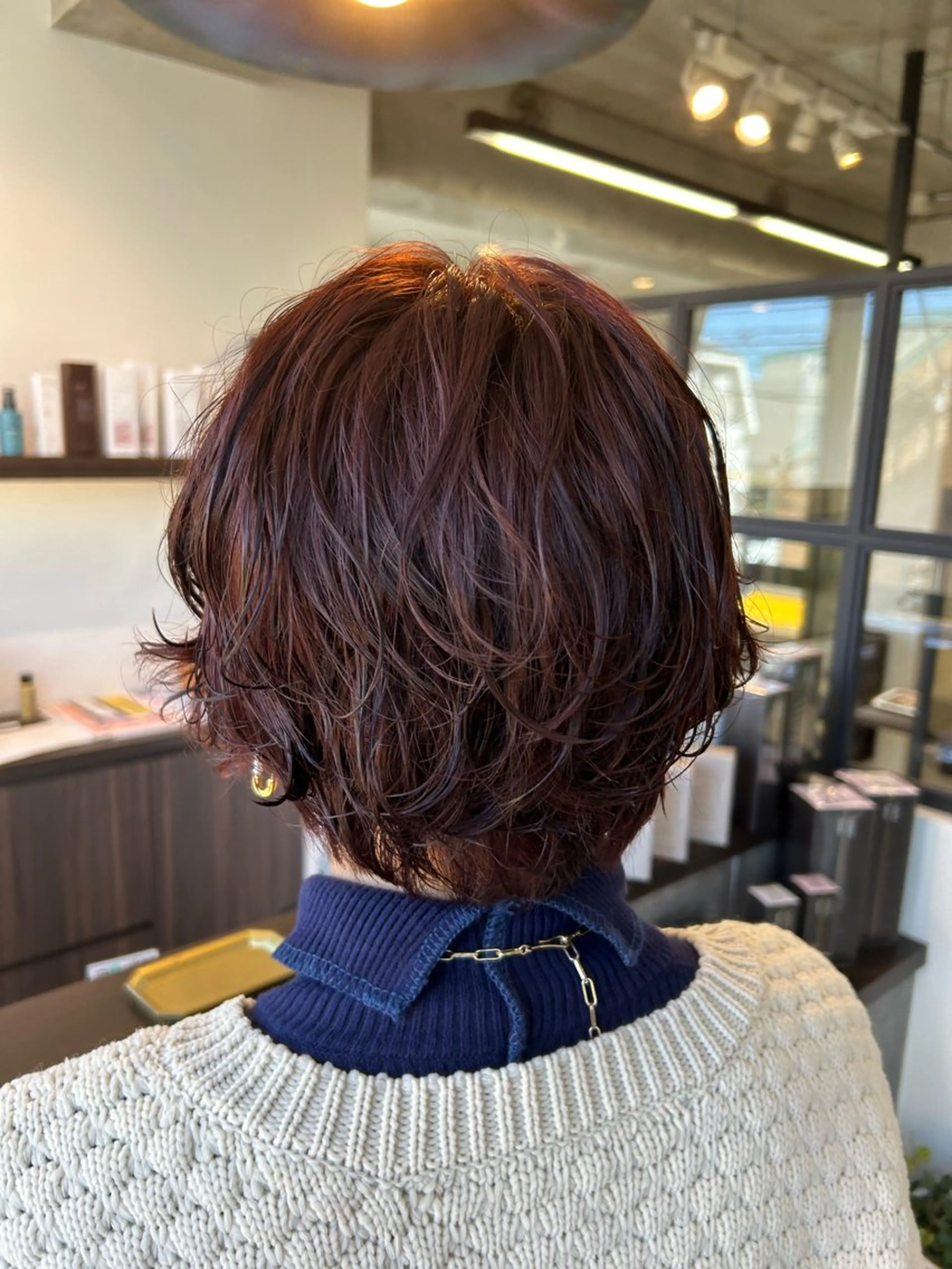 ショート パーマ 髪質改善/縮毛矯正/ 透明感カラーYUMAのヘアスタイル