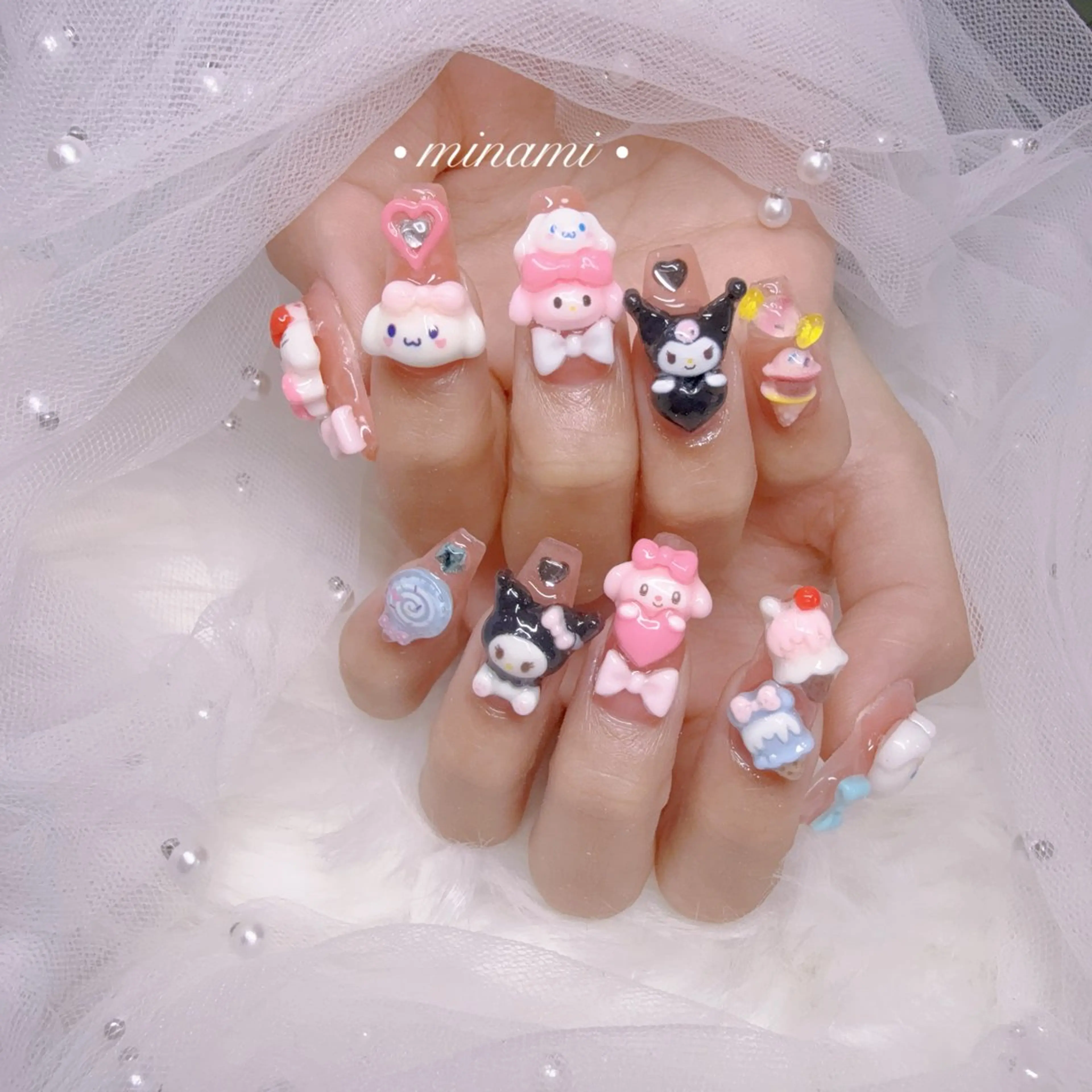 ネイル ハンドネイル 長さだし専門Minami所属・MN Nail salonのネイルデザイン