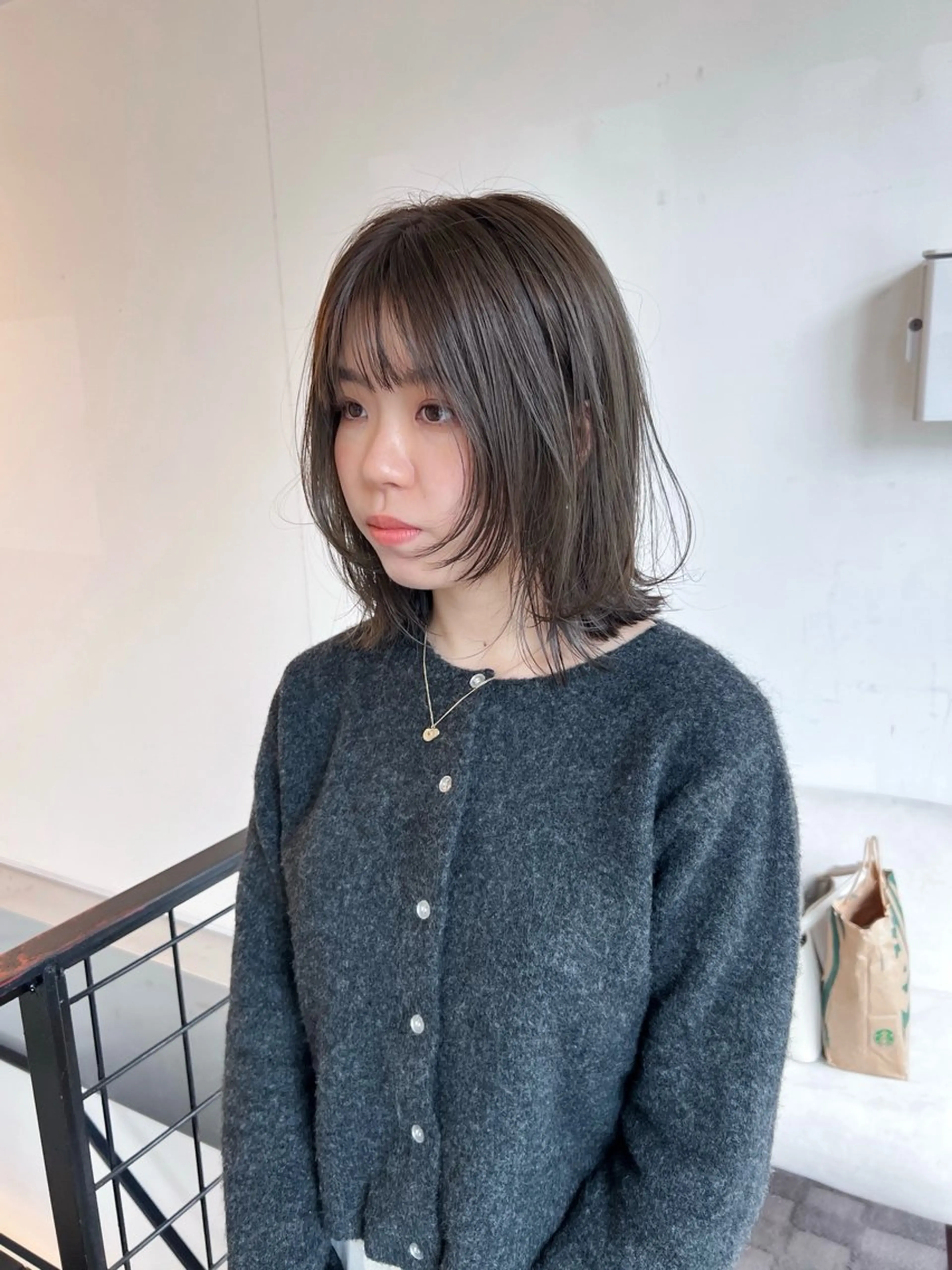 ミディアム カラー ボブ レイヤーカット カット ヘアカラー トリートメント quon RYUYA /レイヤー✂️のその他イメージ